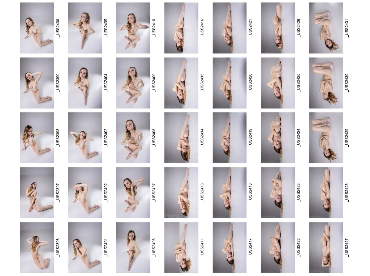 690 Female Gesture Reference Images