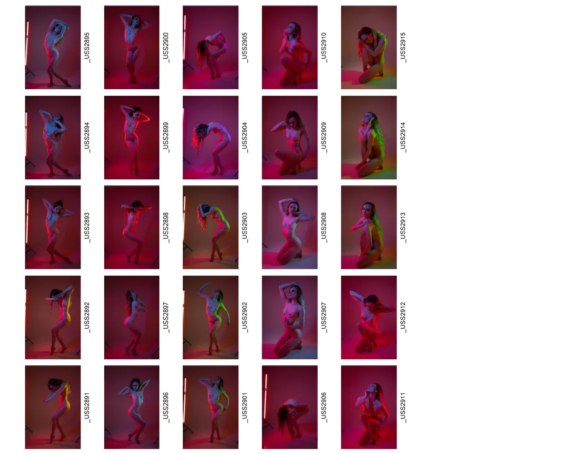 690 Female Gesture Reference Images