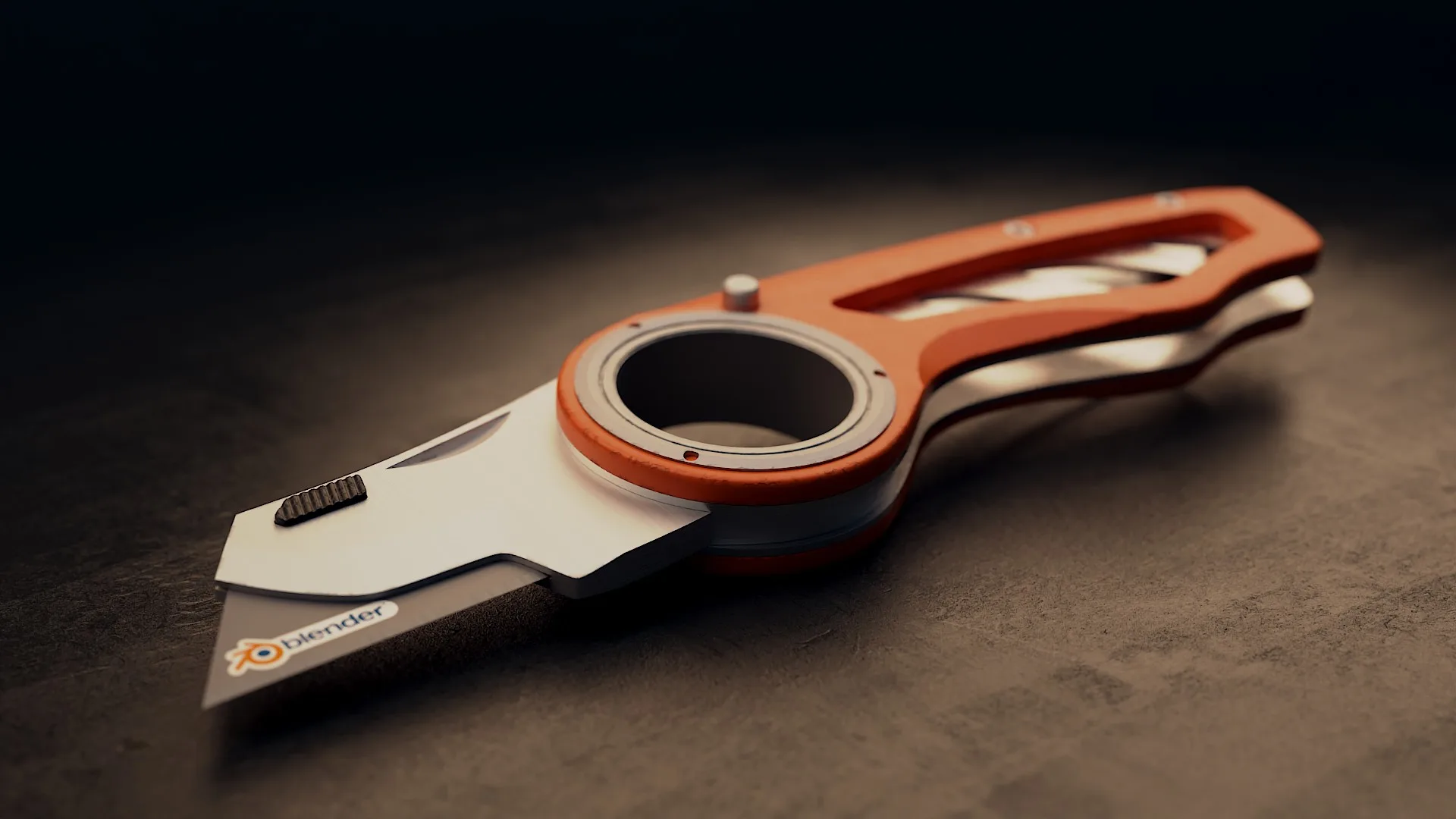 BLENDER: Learn how to create utility knife from A to Z