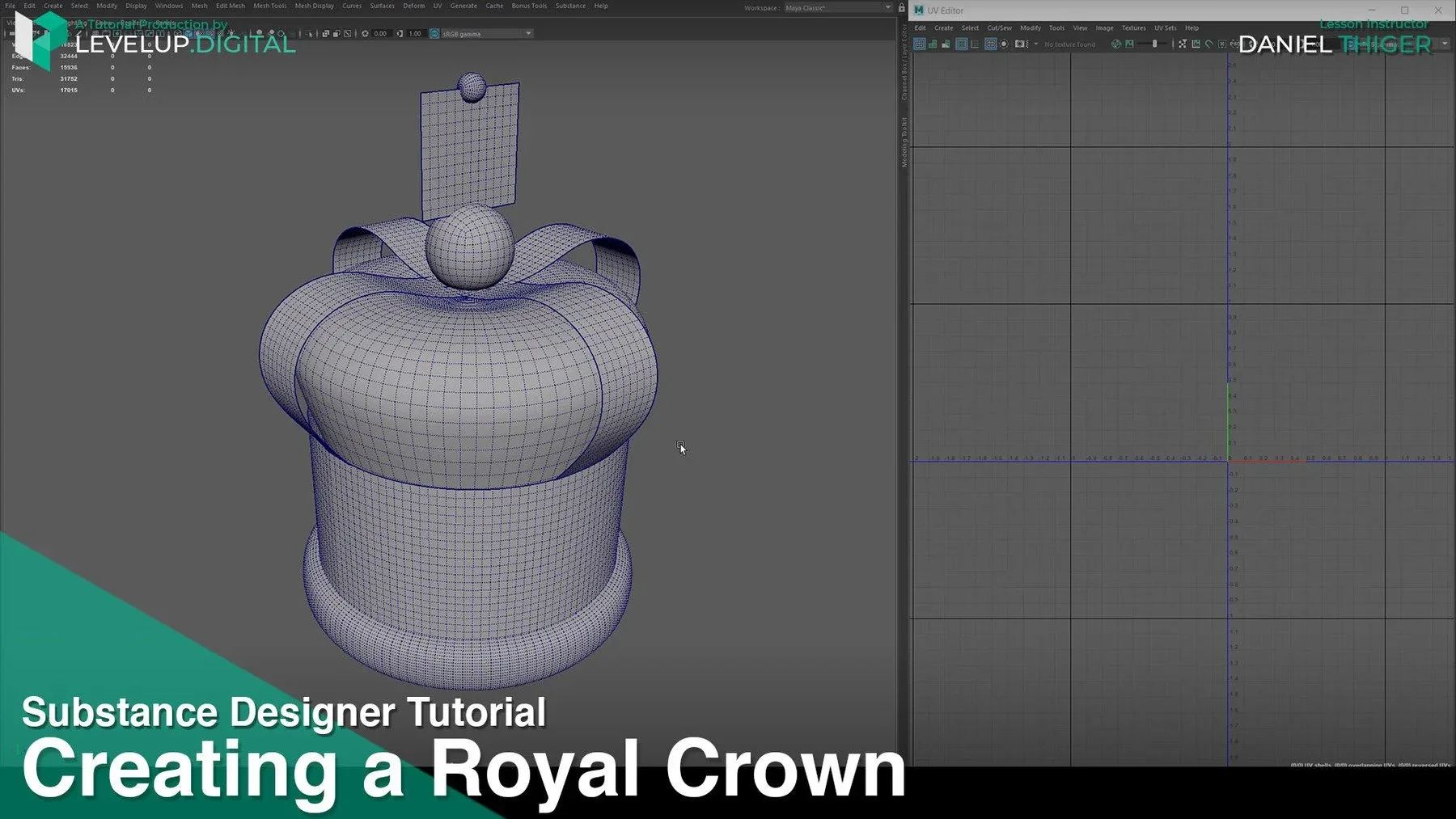 Creating a Royal Crown in Substance Designer | Daniel Thiger