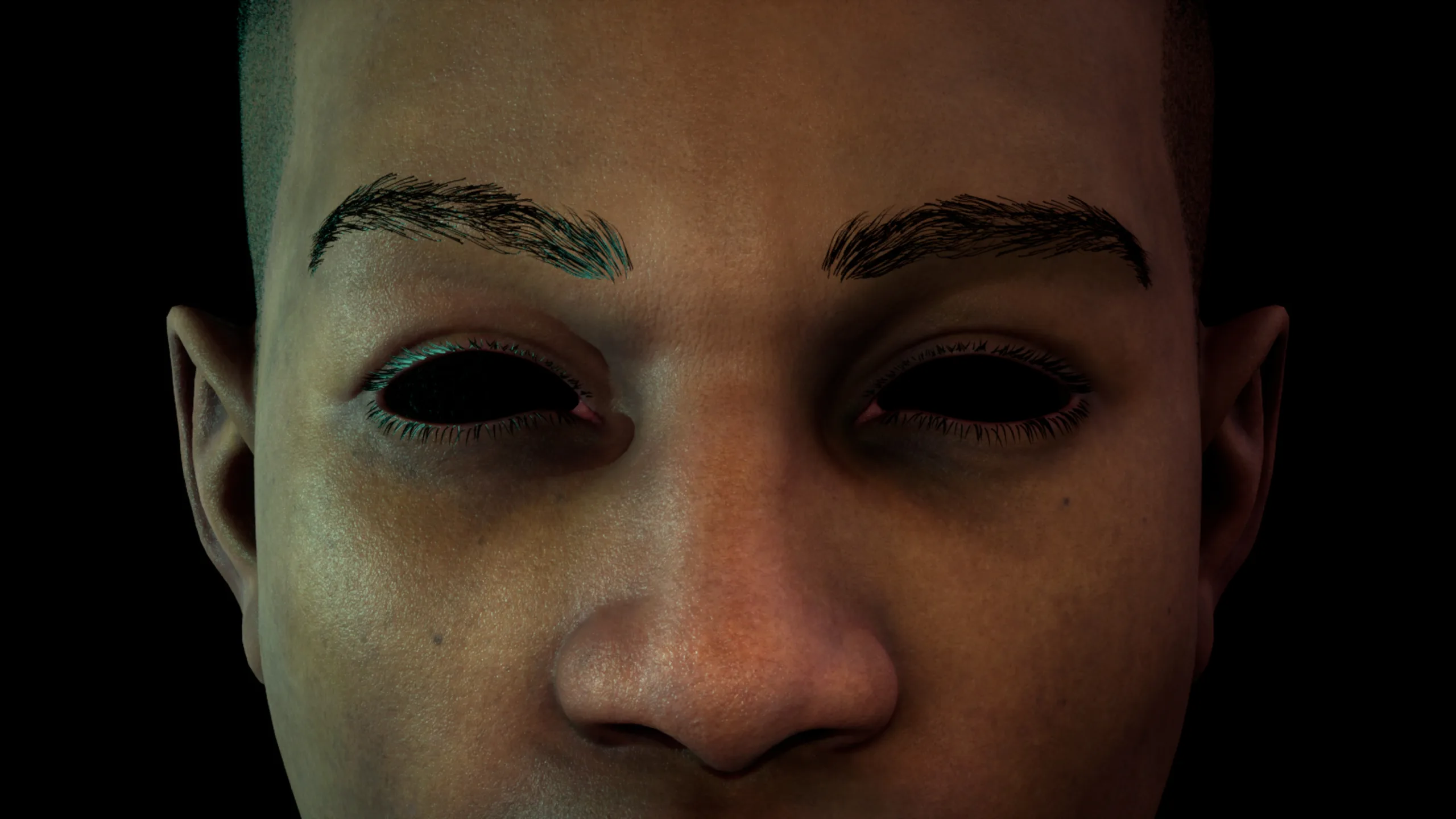 Real-time Black Skin Look Dev - Project Files + Free Skin Shader