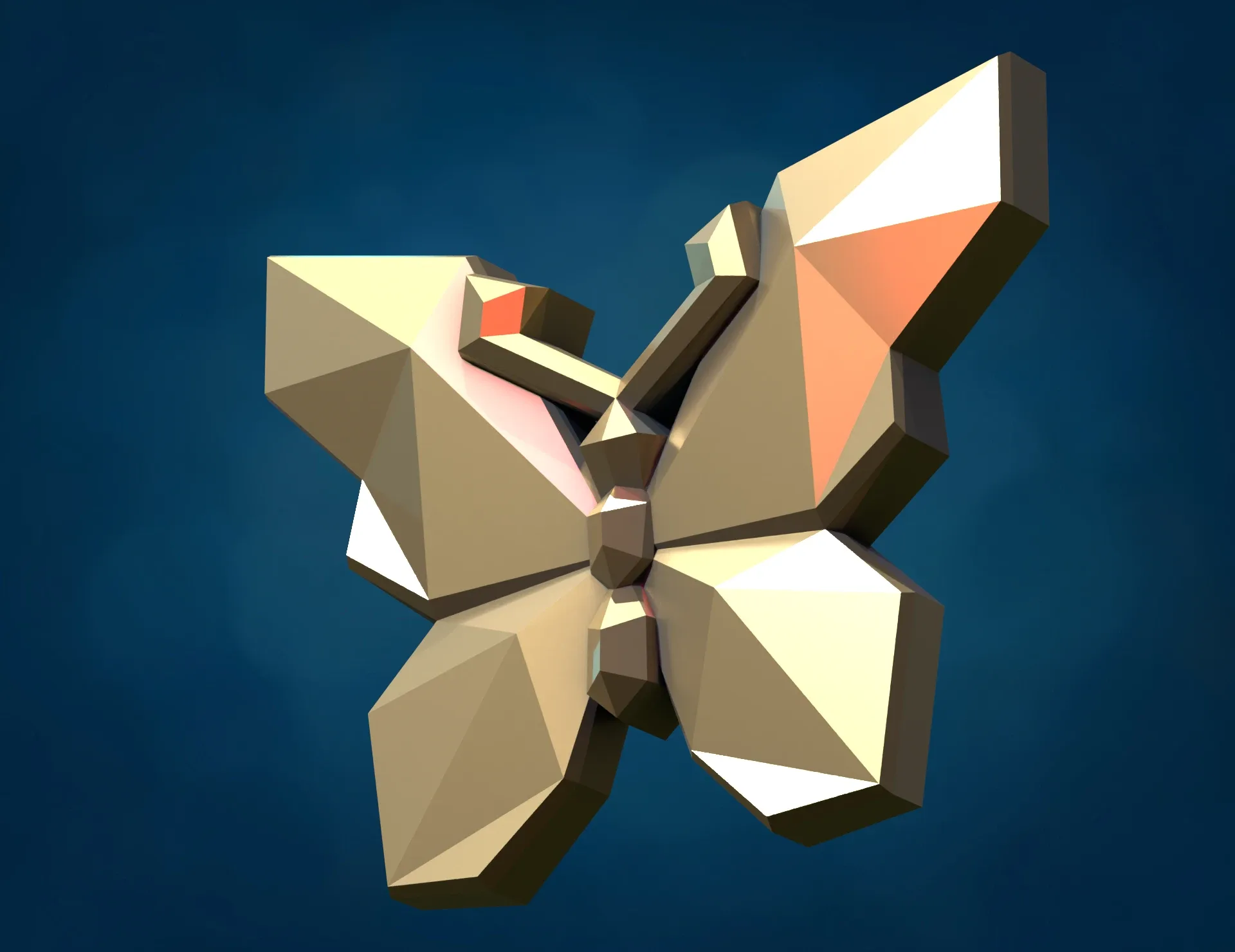 Butterfly Low Poly