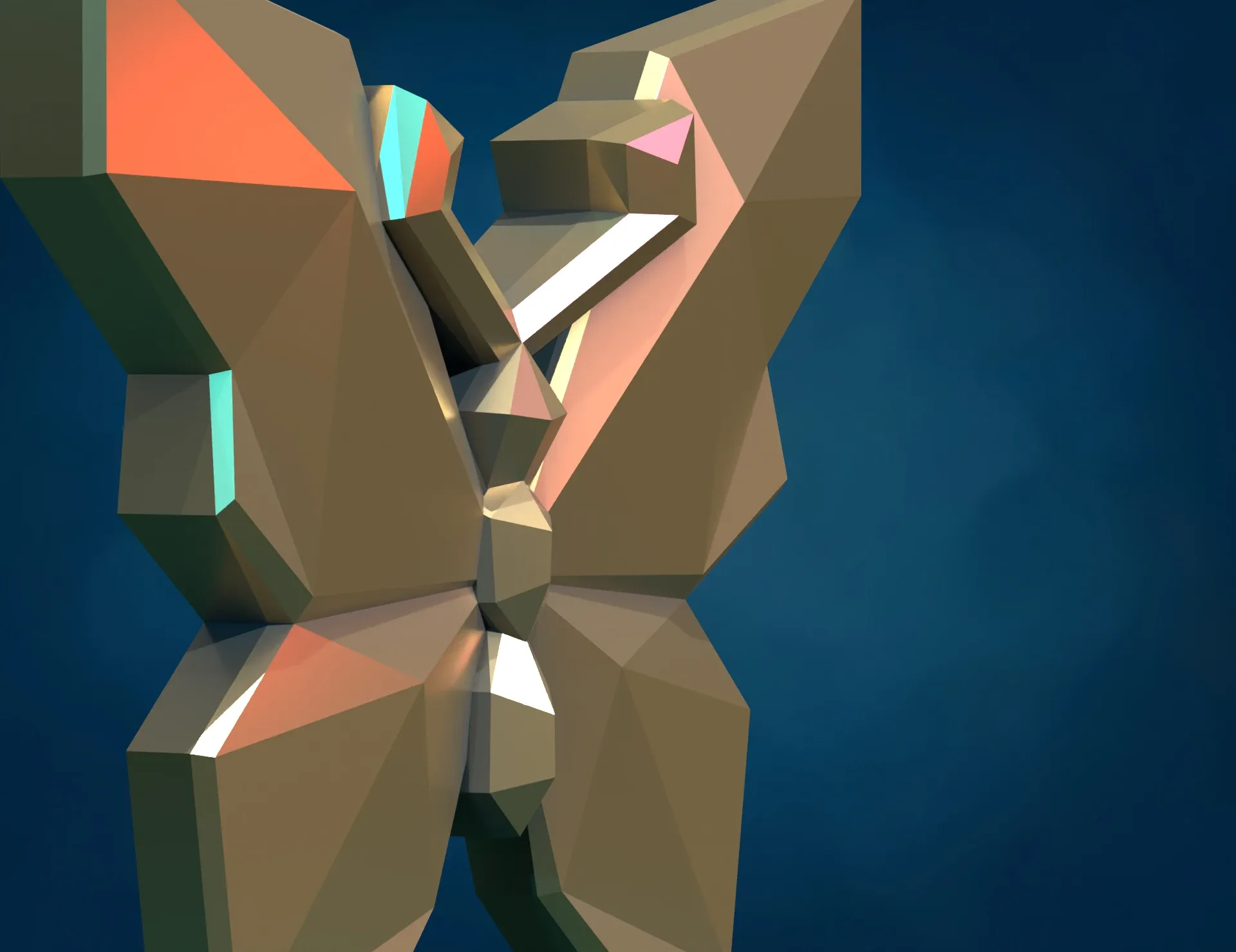 Butterfly Low Poly