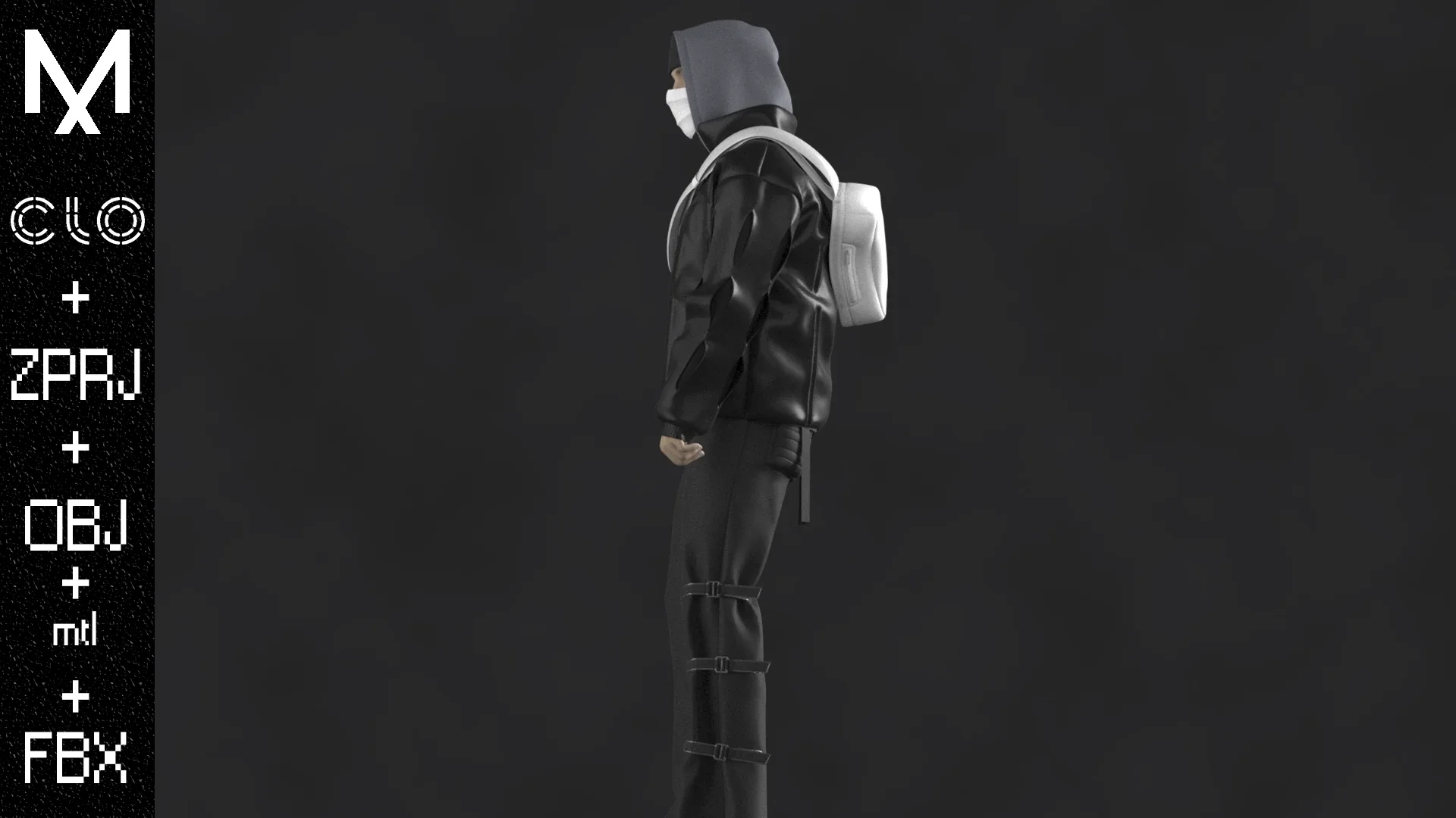 New Outfit Male (A-pose) OBJ mtl FBX ZPRJ