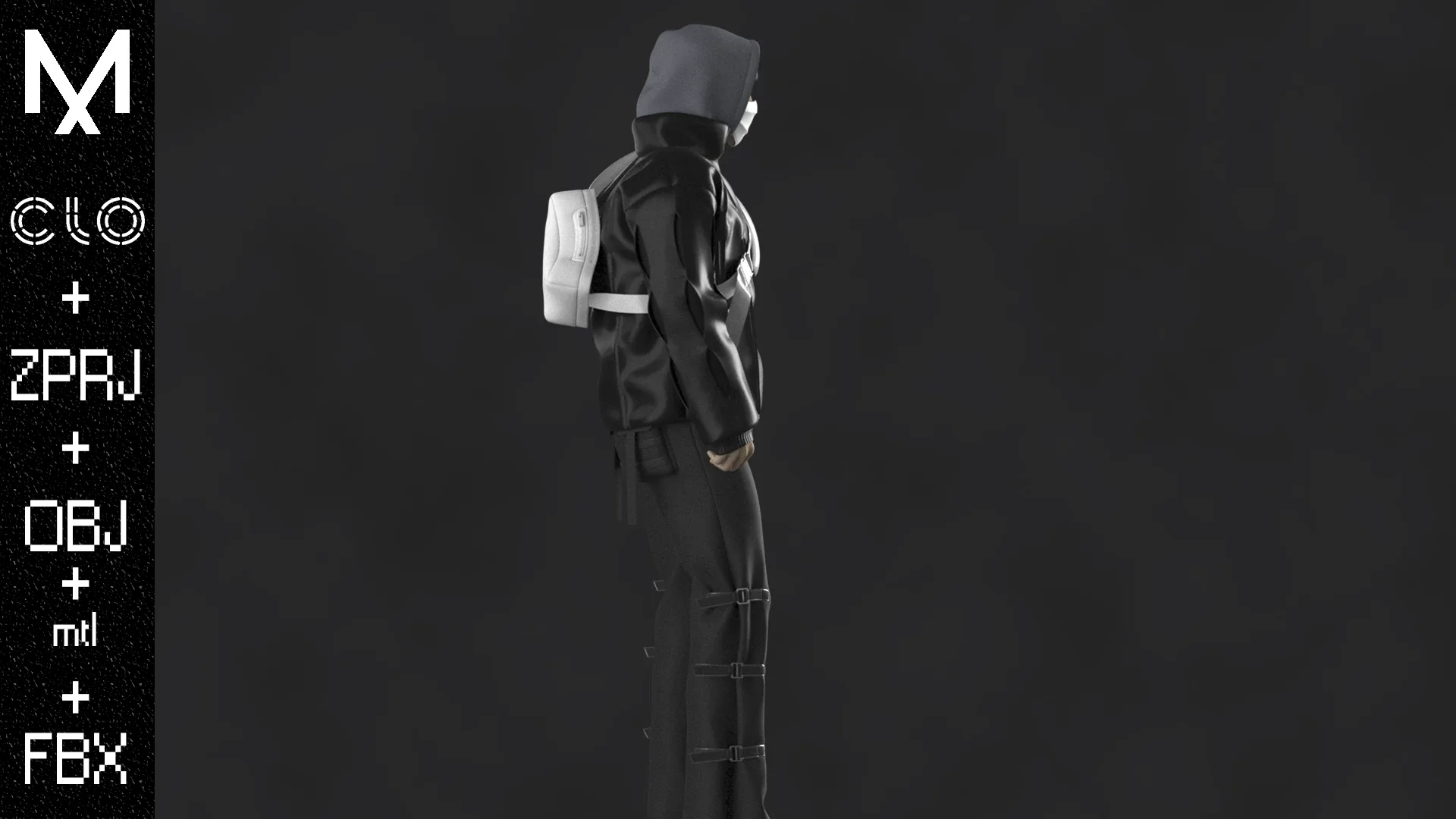 New Outfit Male (A-pose) OBJ mtl FBX ZPRJ