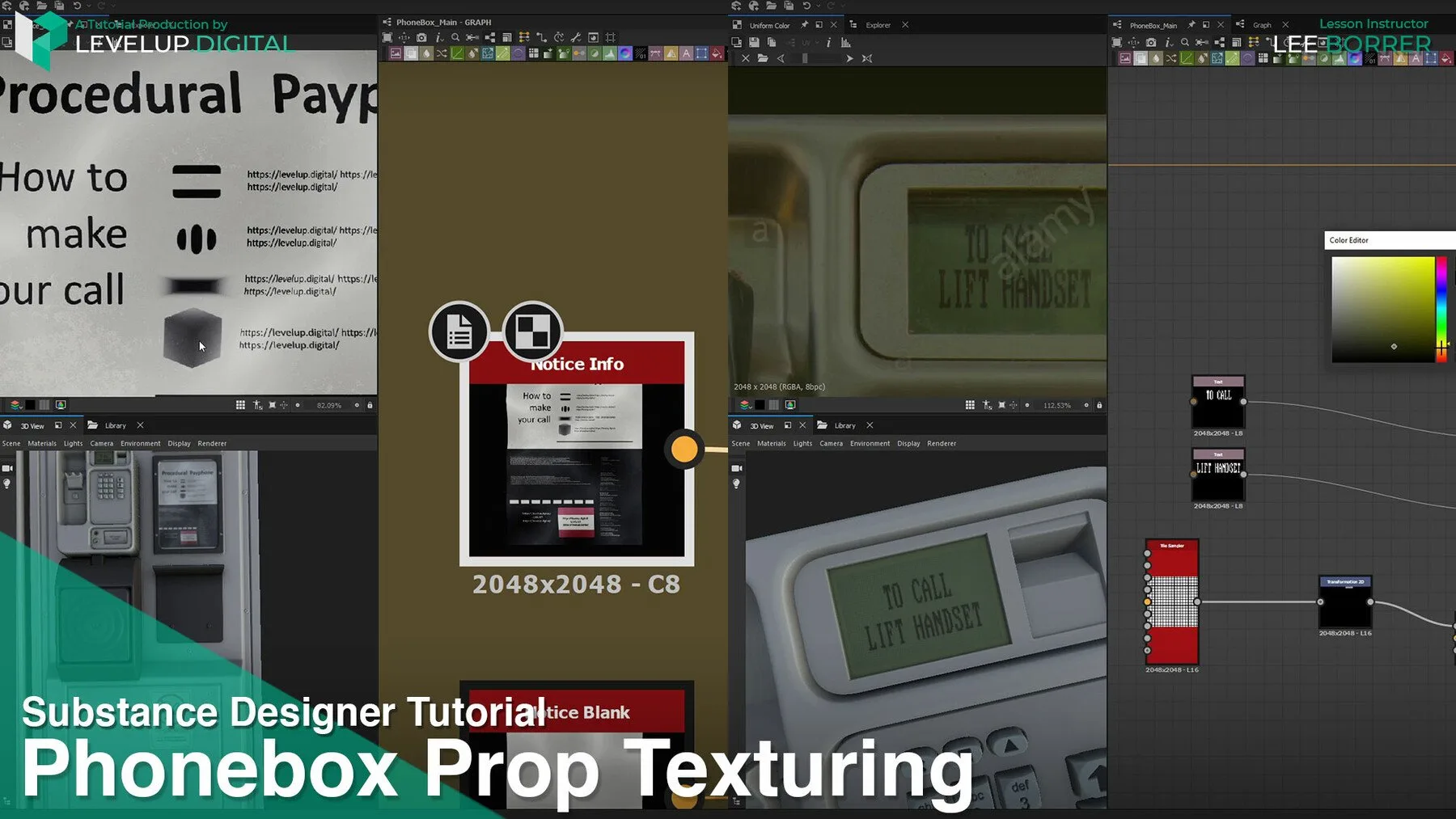 Prop Texturing in Substance Designer | Lee Borrer