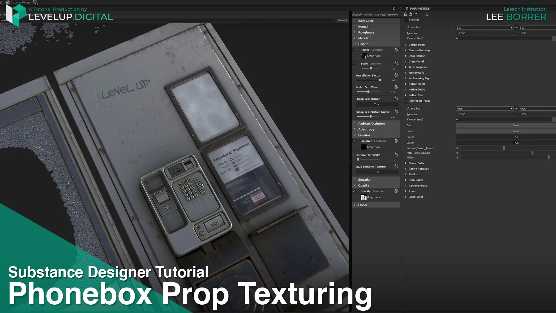 Prop Texturing in Substance Designer | Lee Borrer