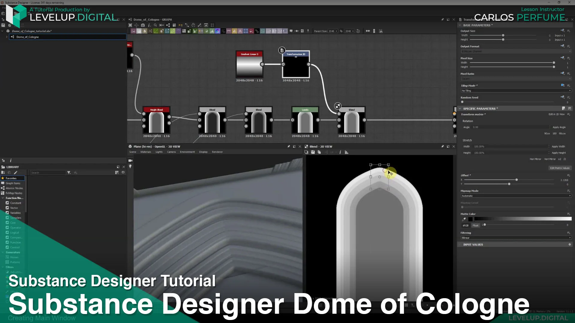 Substance Designer Dome of Cologne | Carlos Perfume