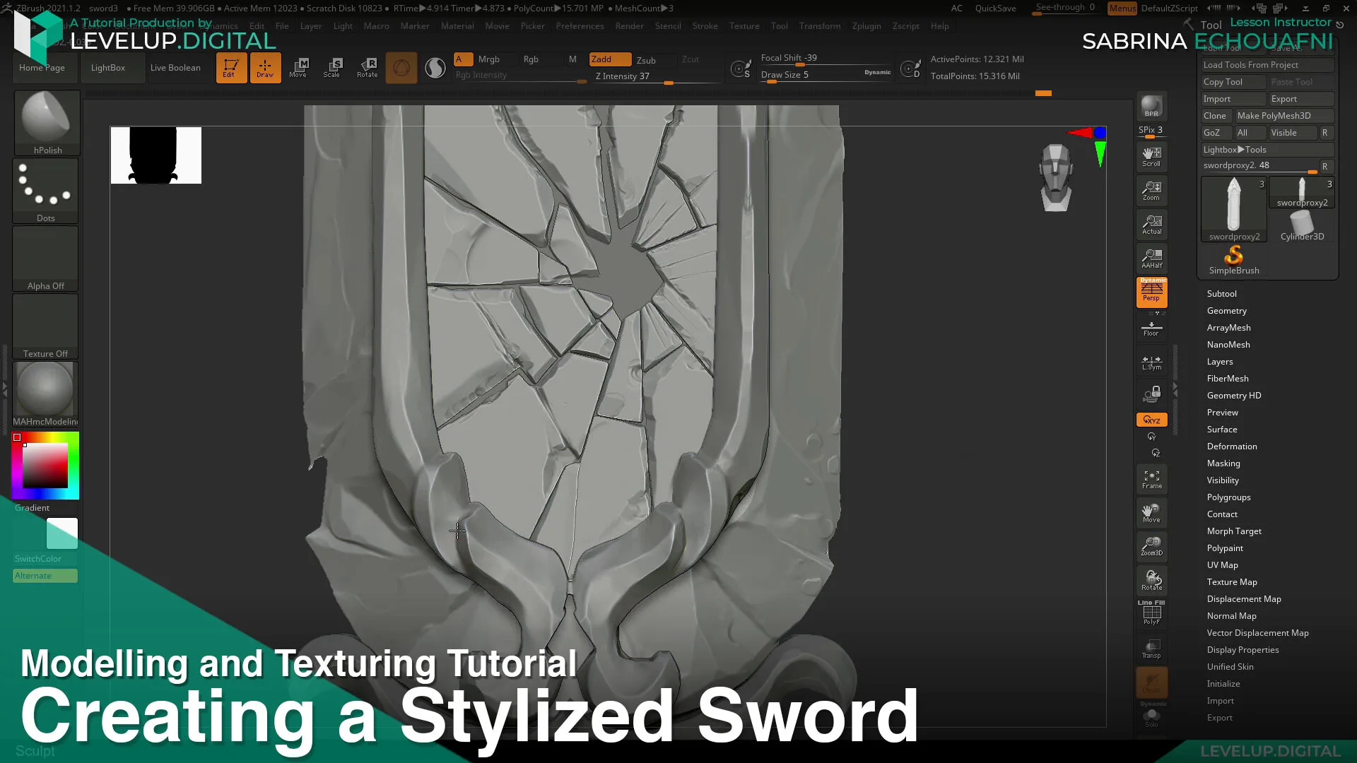 Creating a Stylized Sword | Sabrina Echouafni