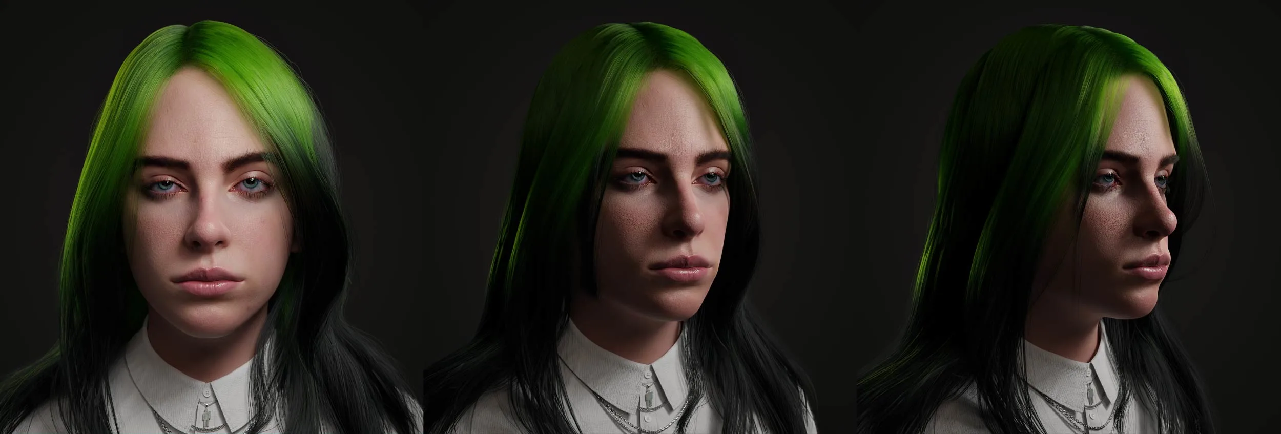 3D Billie eilish 3D Model | Blender3d