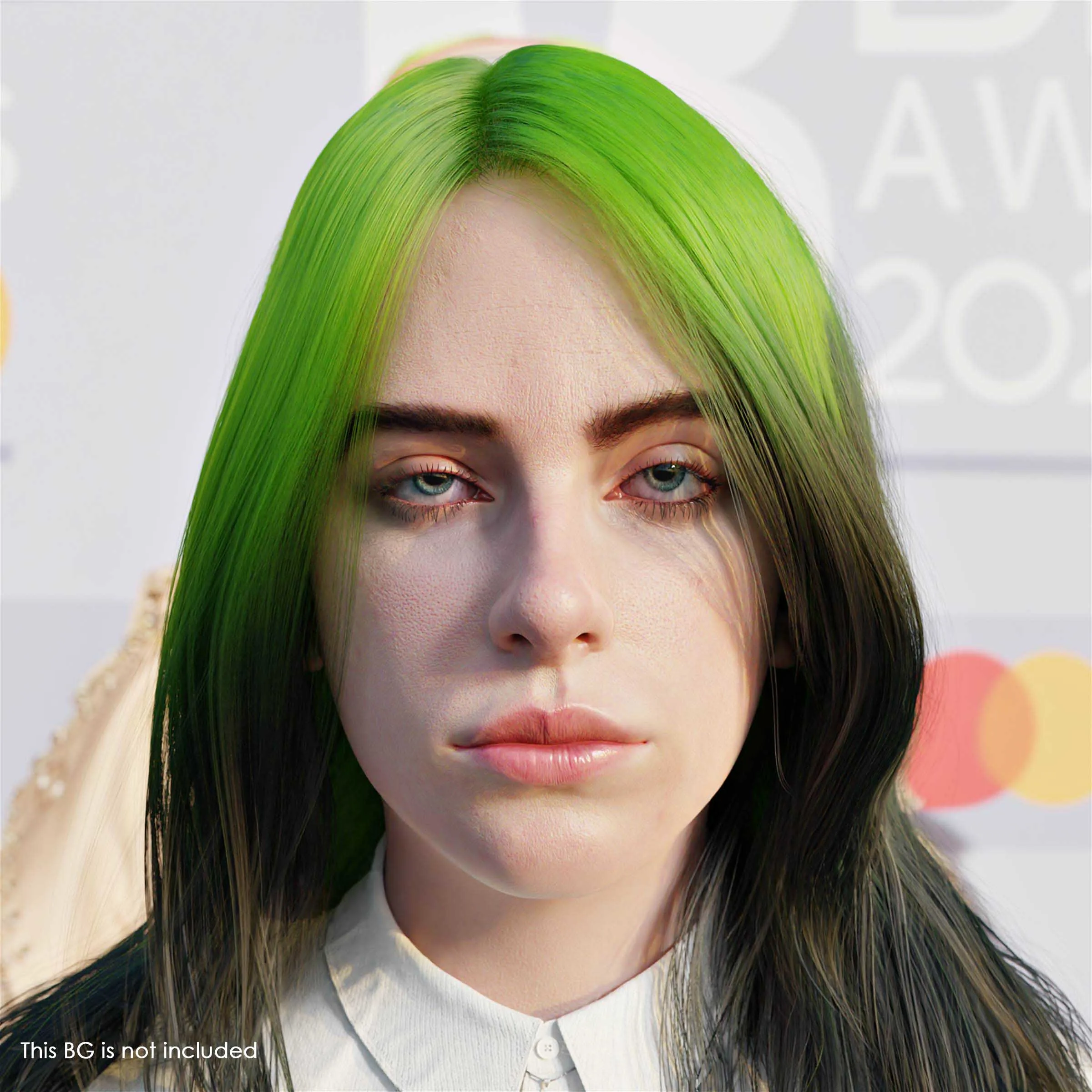 3D Billie eilish 3D Model | Blender3d