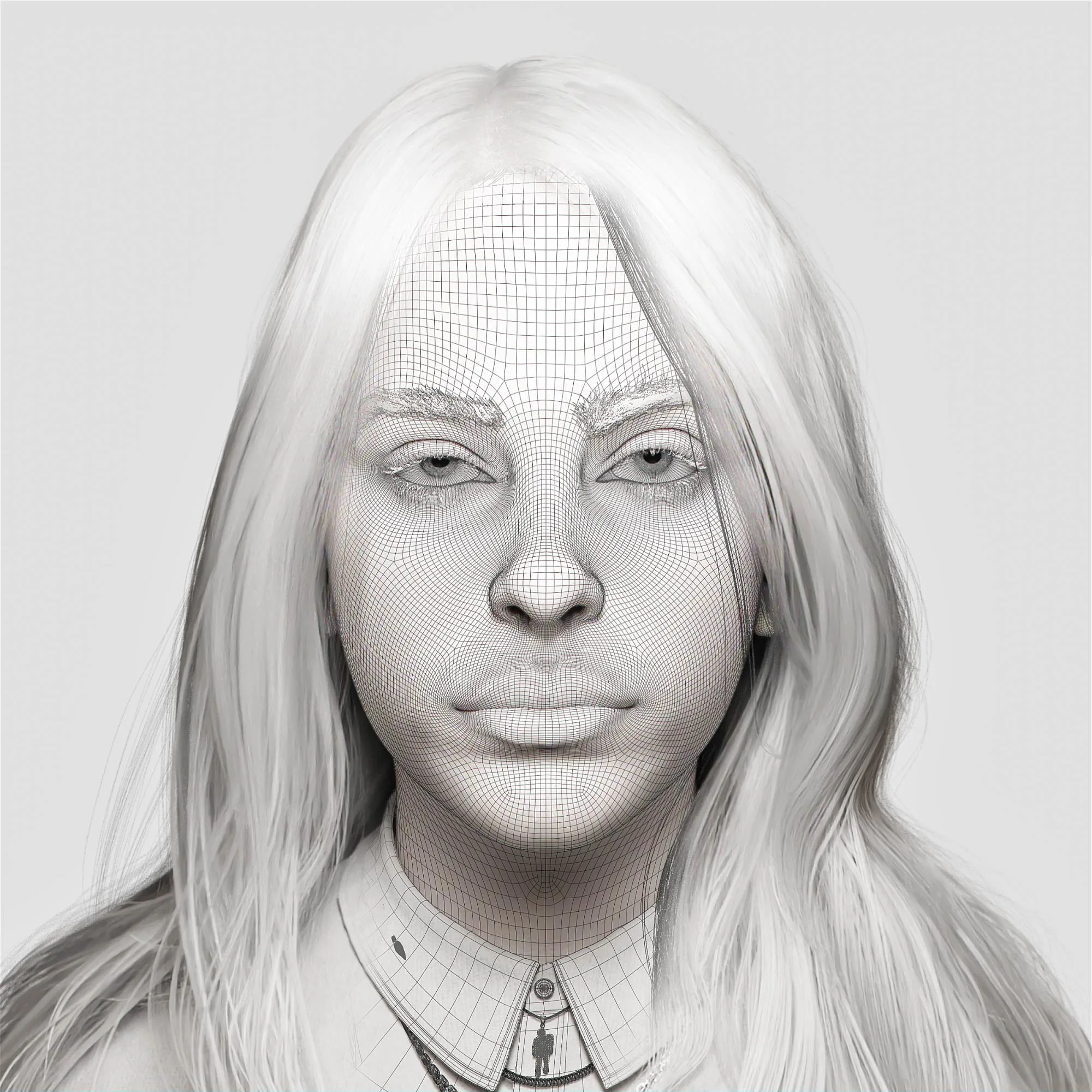 3D Billie eilish 3D Model | Blender3d