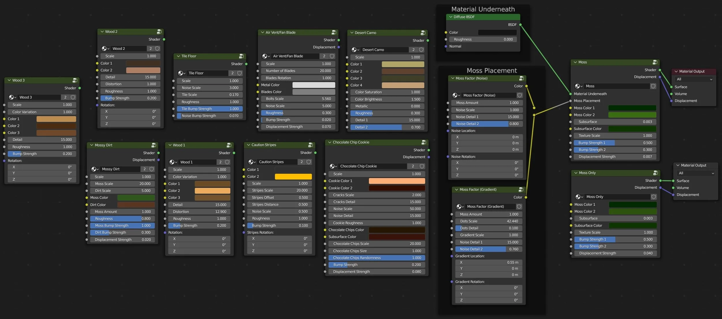 Blender Procedural Material Pack #13