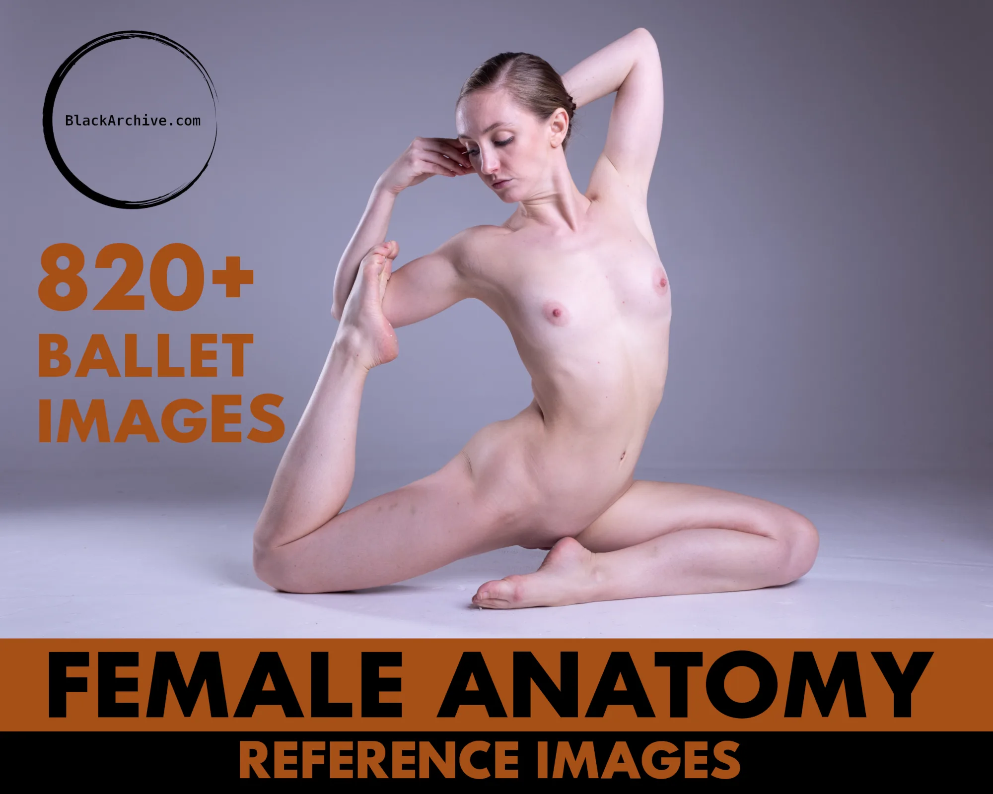 820+ Female Ballet Reference Images - Nude