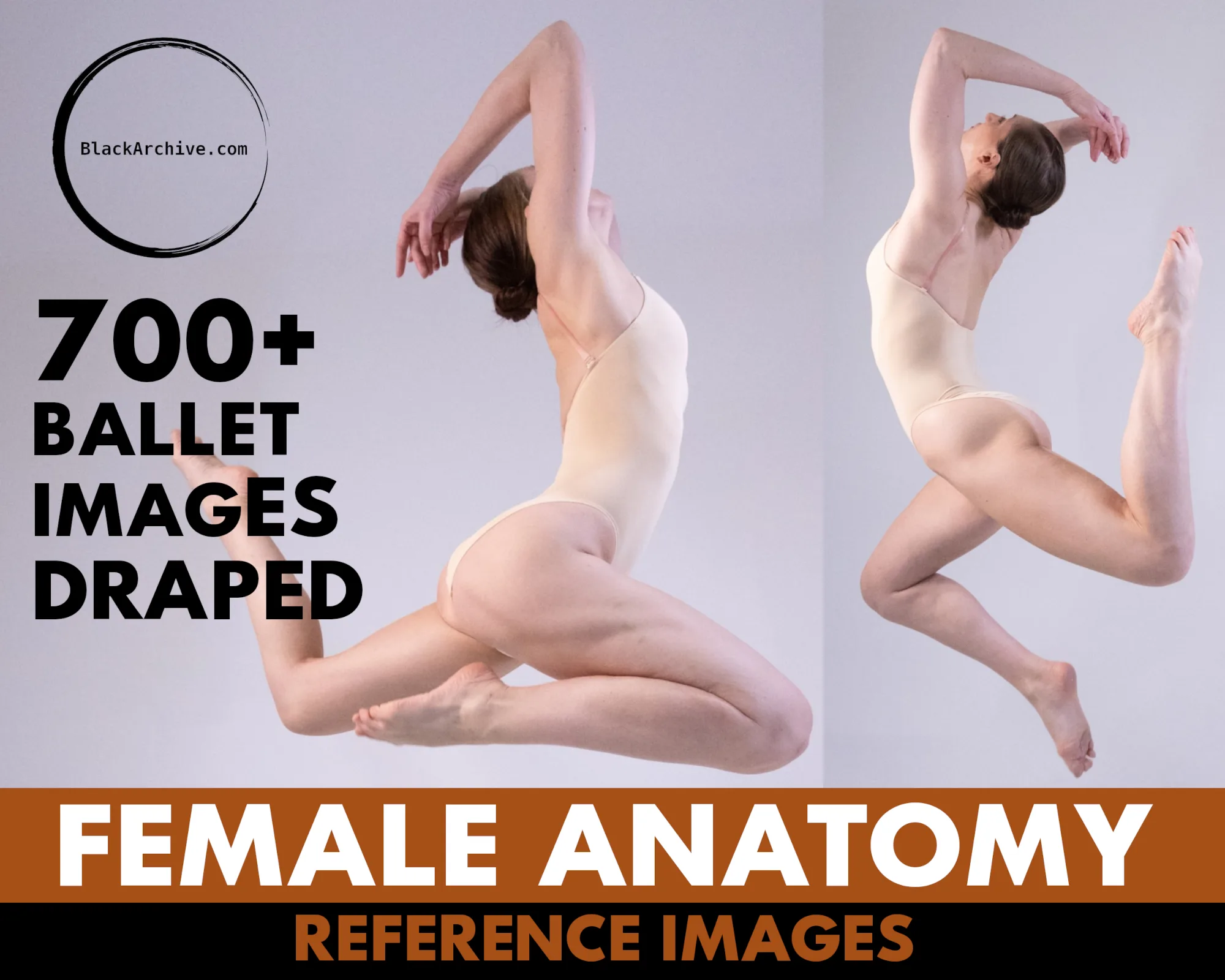 1010+ Female Ballet Reference Images - Draped