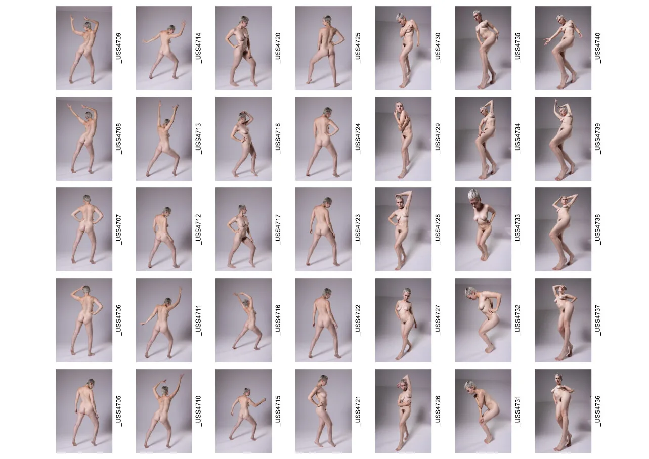 630+ Female Anatomy Reference Images