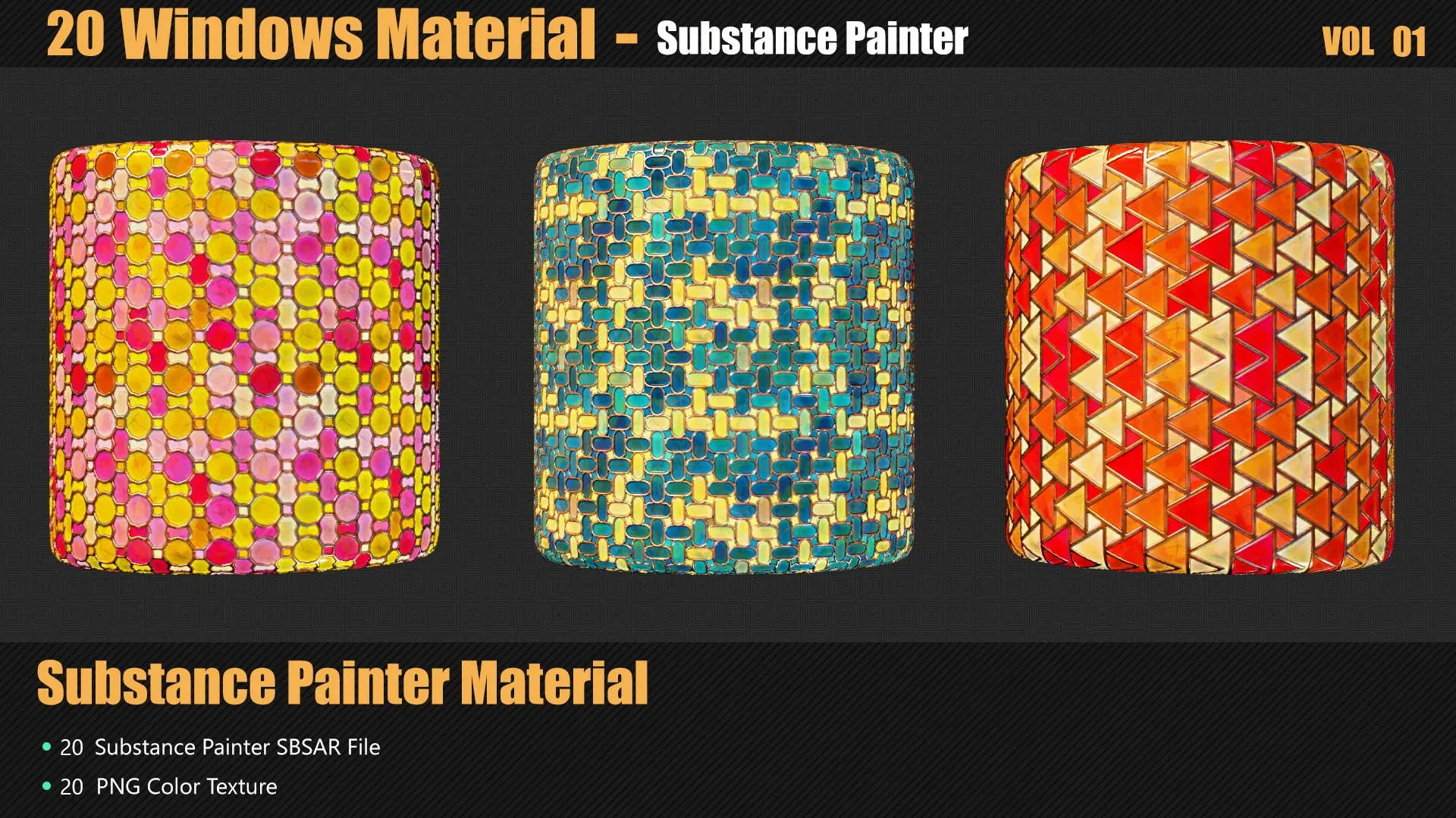 20 Stylized Windows  Materials In Substance Painter