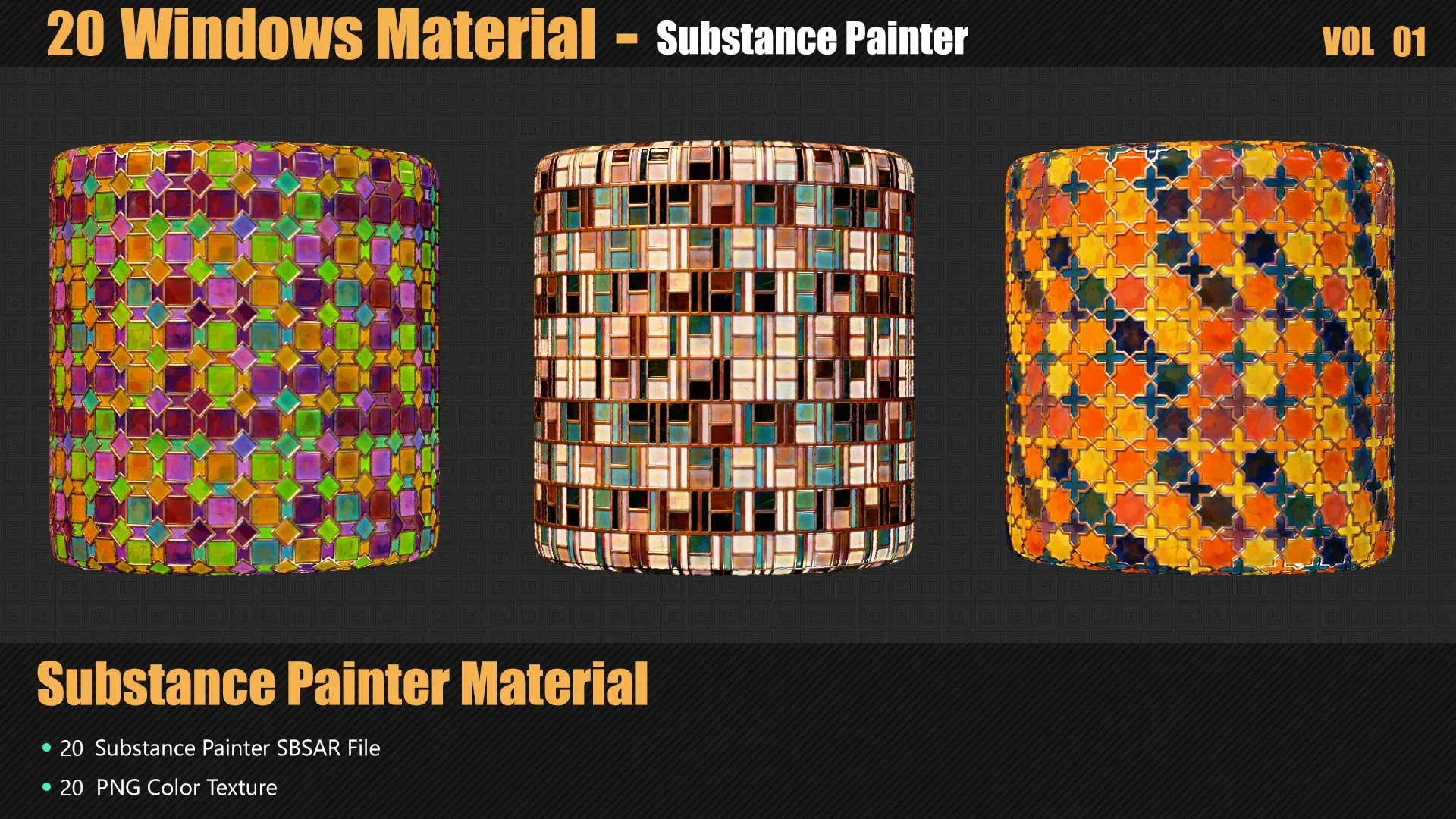 20 Stylized Windows  Materials In Substance Painter