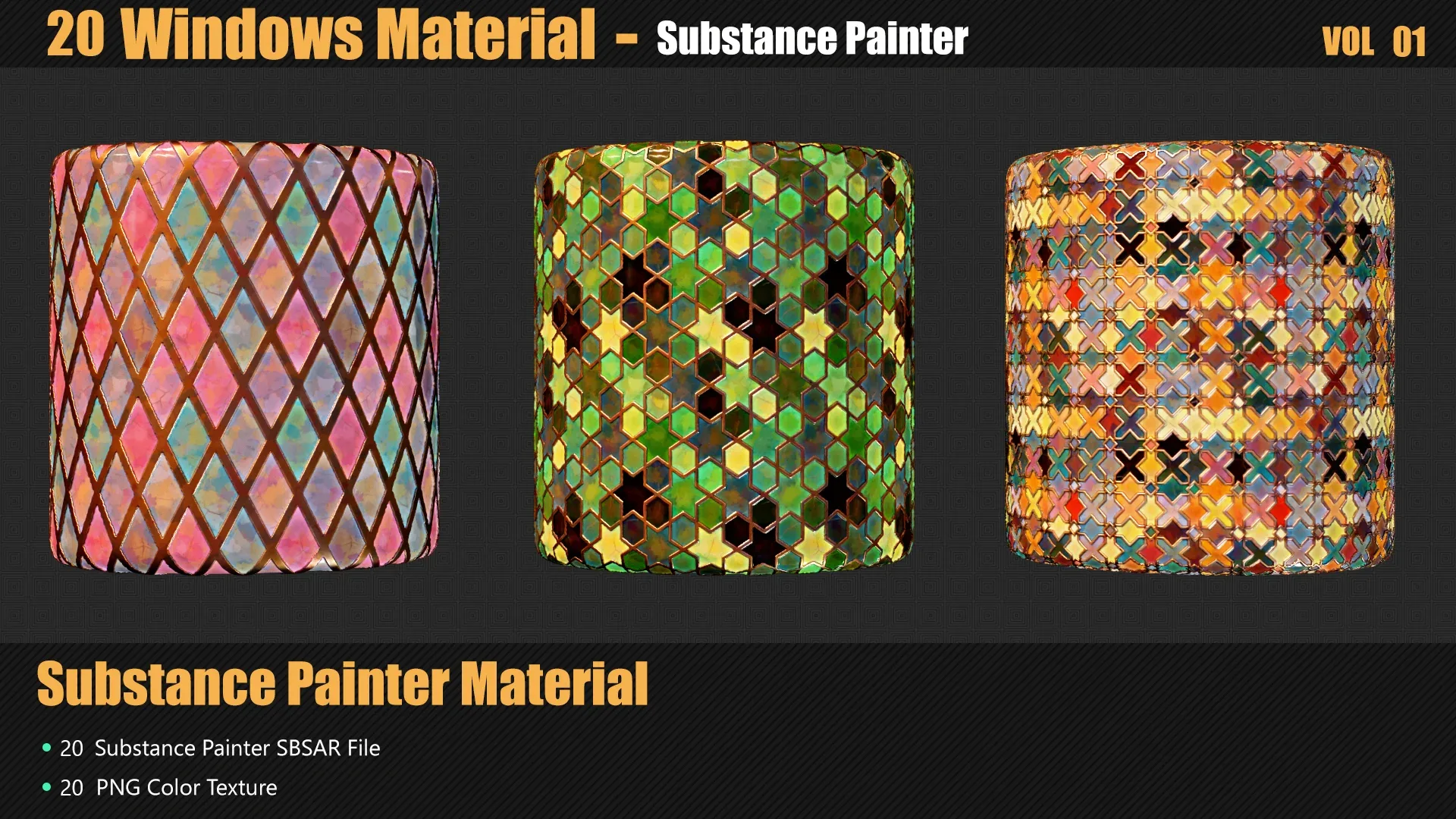 20 Stylized Windows  Materials In Substance Painter