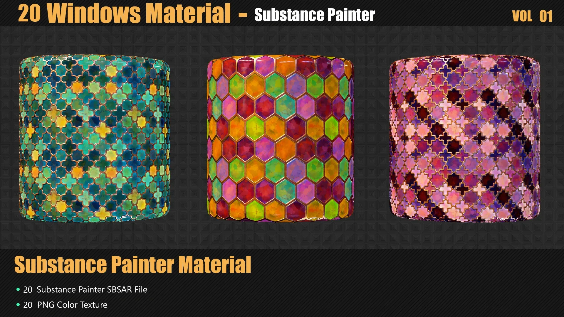 20 Stylized Windows  Materials In Substance Painter