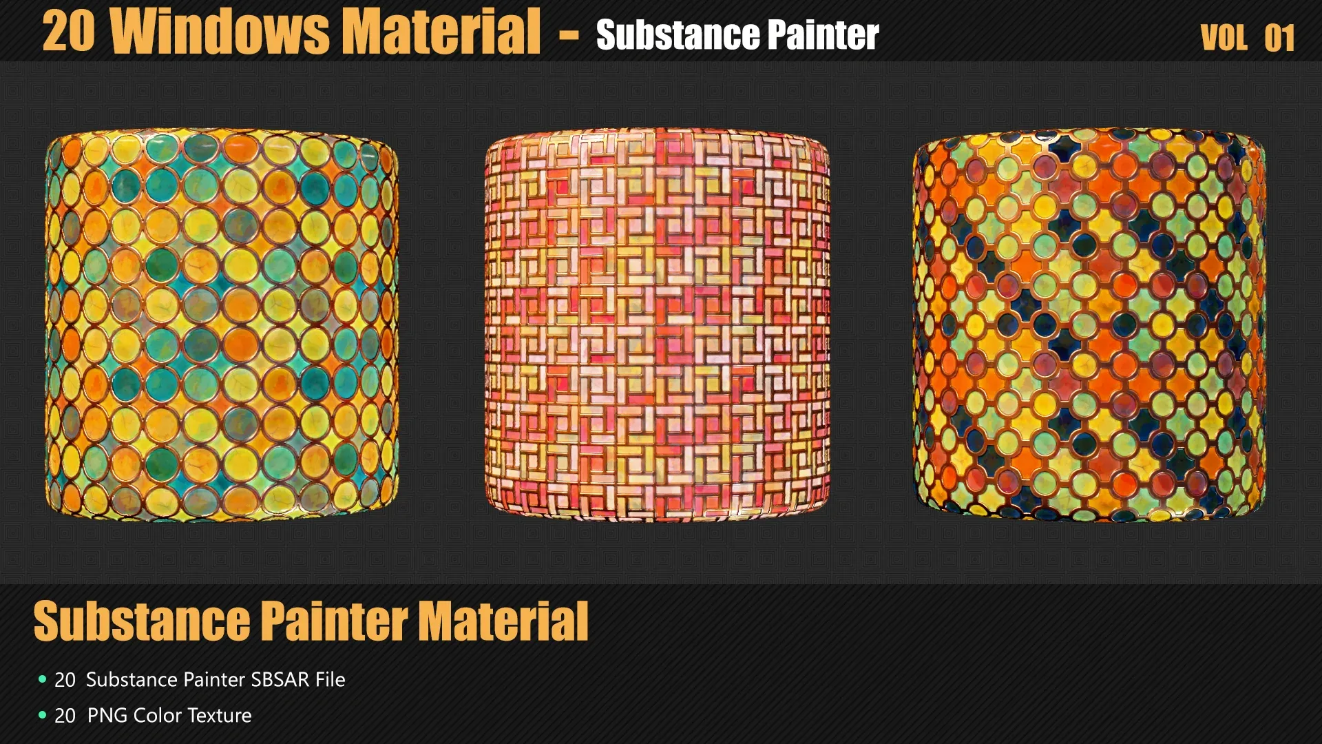 20 Stylized Windows  Materials In Substance Painter