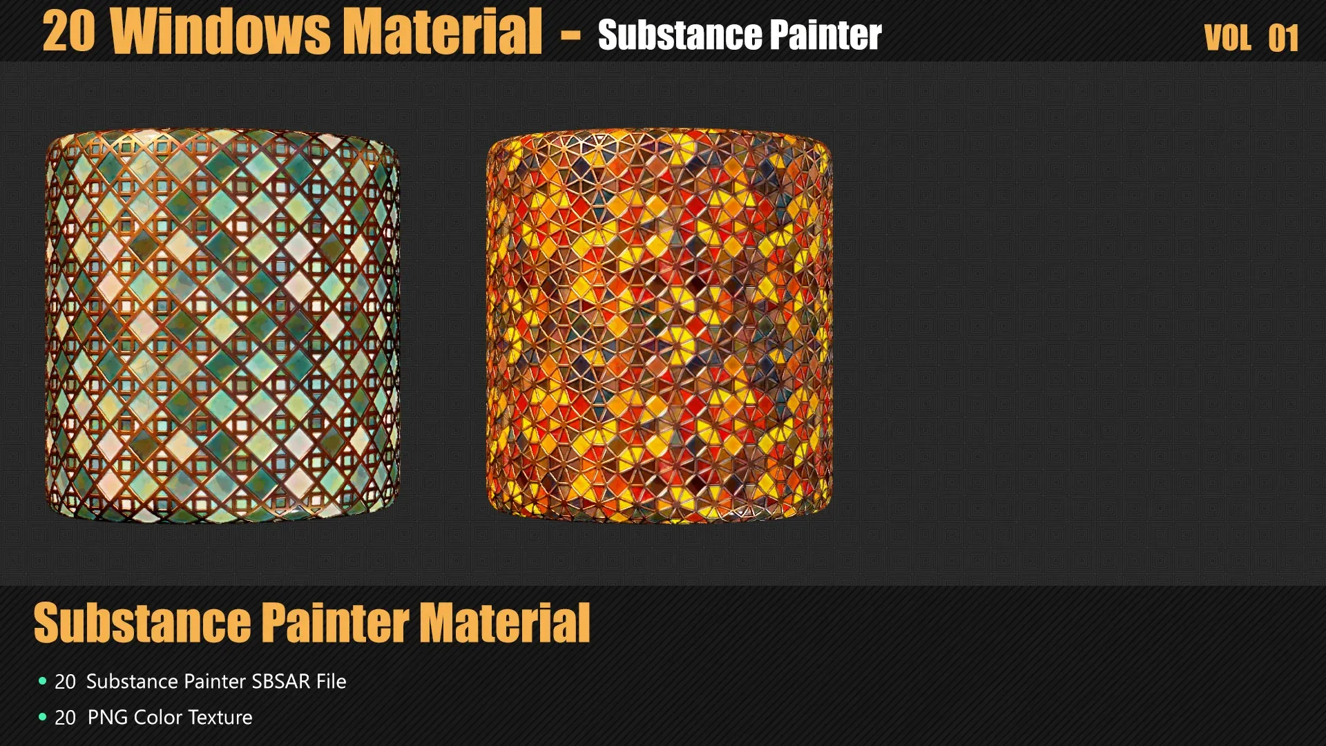 20 Stylized Windows  Materials In Substance Painter