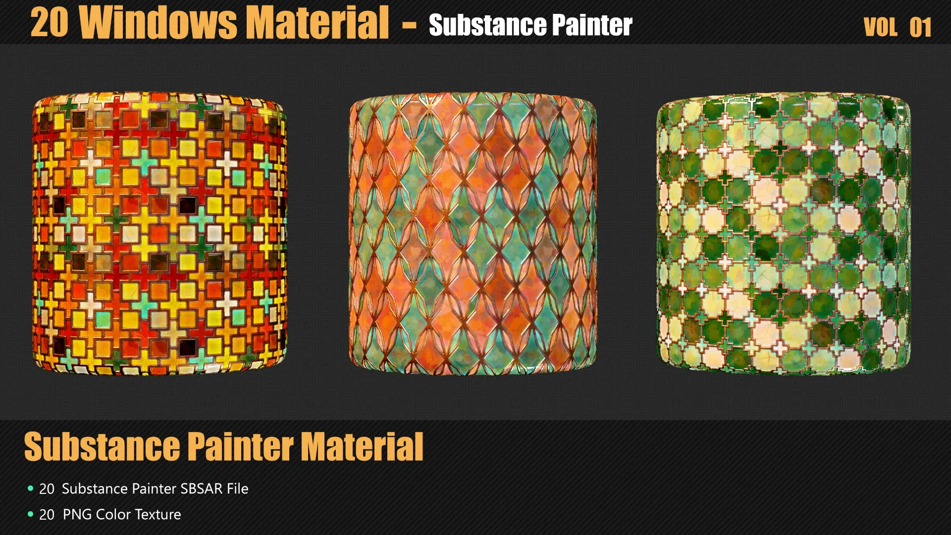 20 Stylized Windows  Materials In Substance Painter