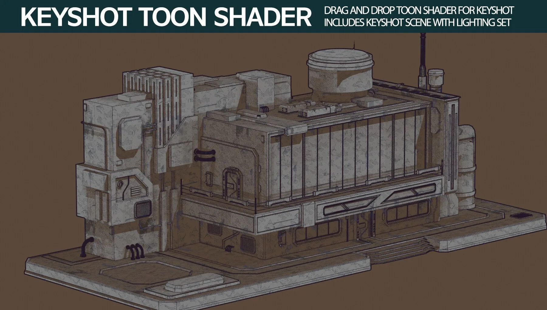 Toon Shader for Keyshot