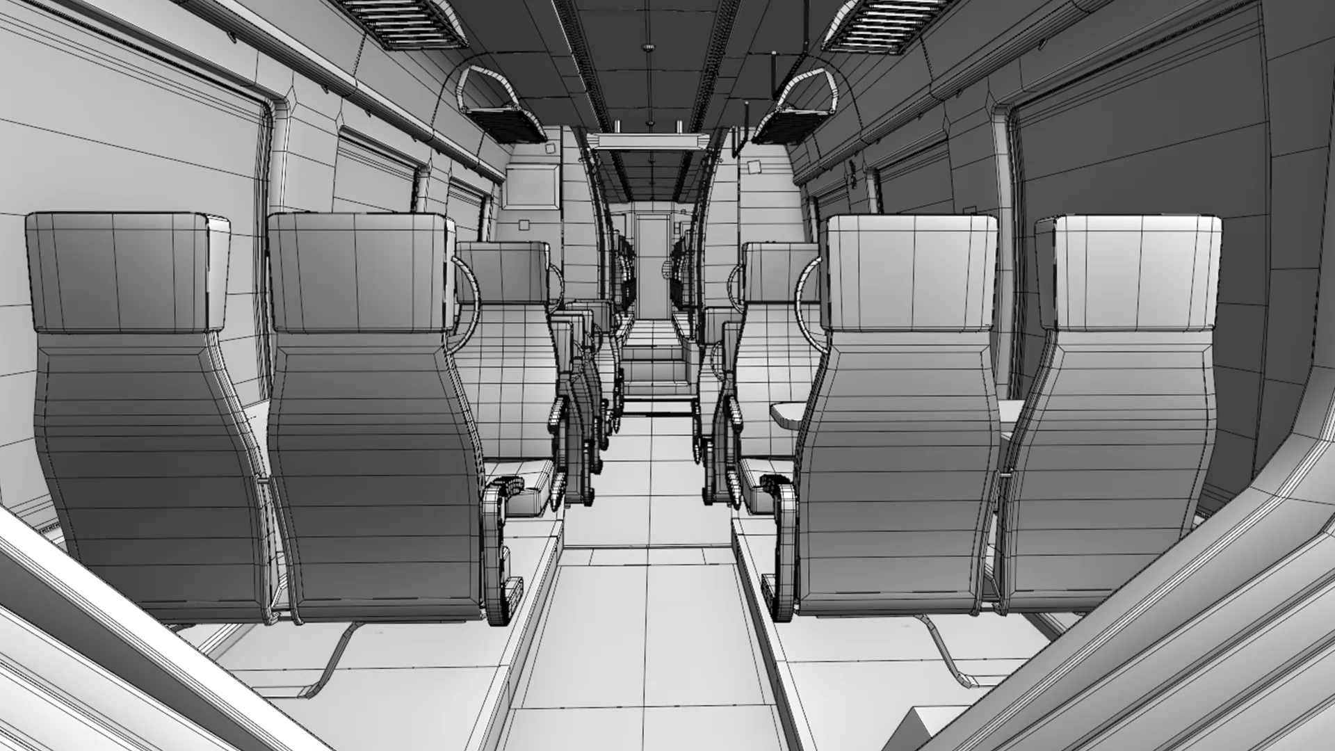 Bombardier TALENT Train Abelio RiggedAnimated