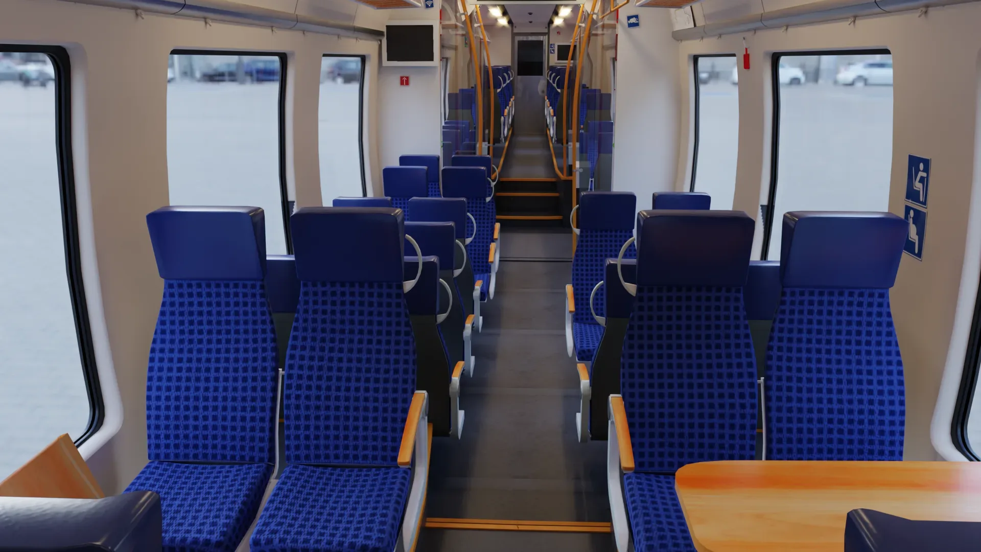 Bombardier TALENT Train Abelio RiggedAnimated