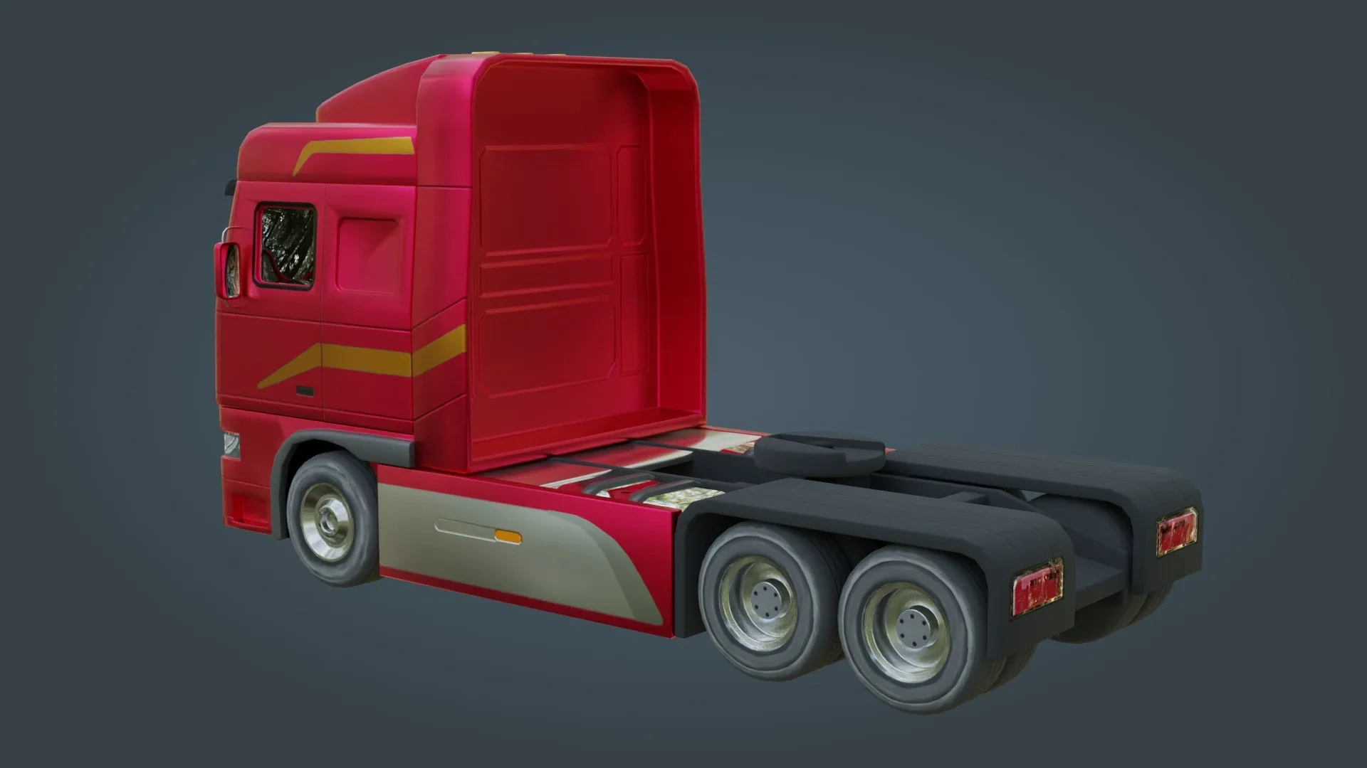 Truck - Low Poly - Game Ready - PBR