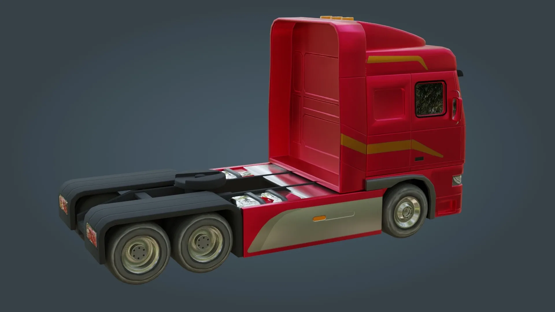 Truck - Low Poly - Game Ready - PBR