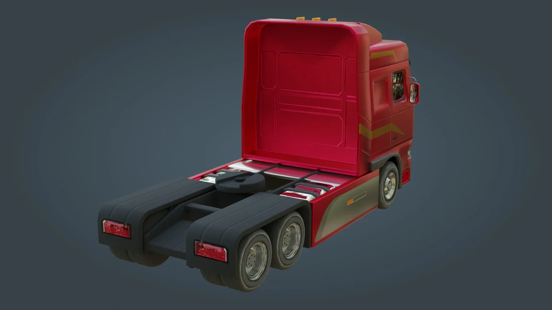 Truck - Low Poly - Game Ready - PBR