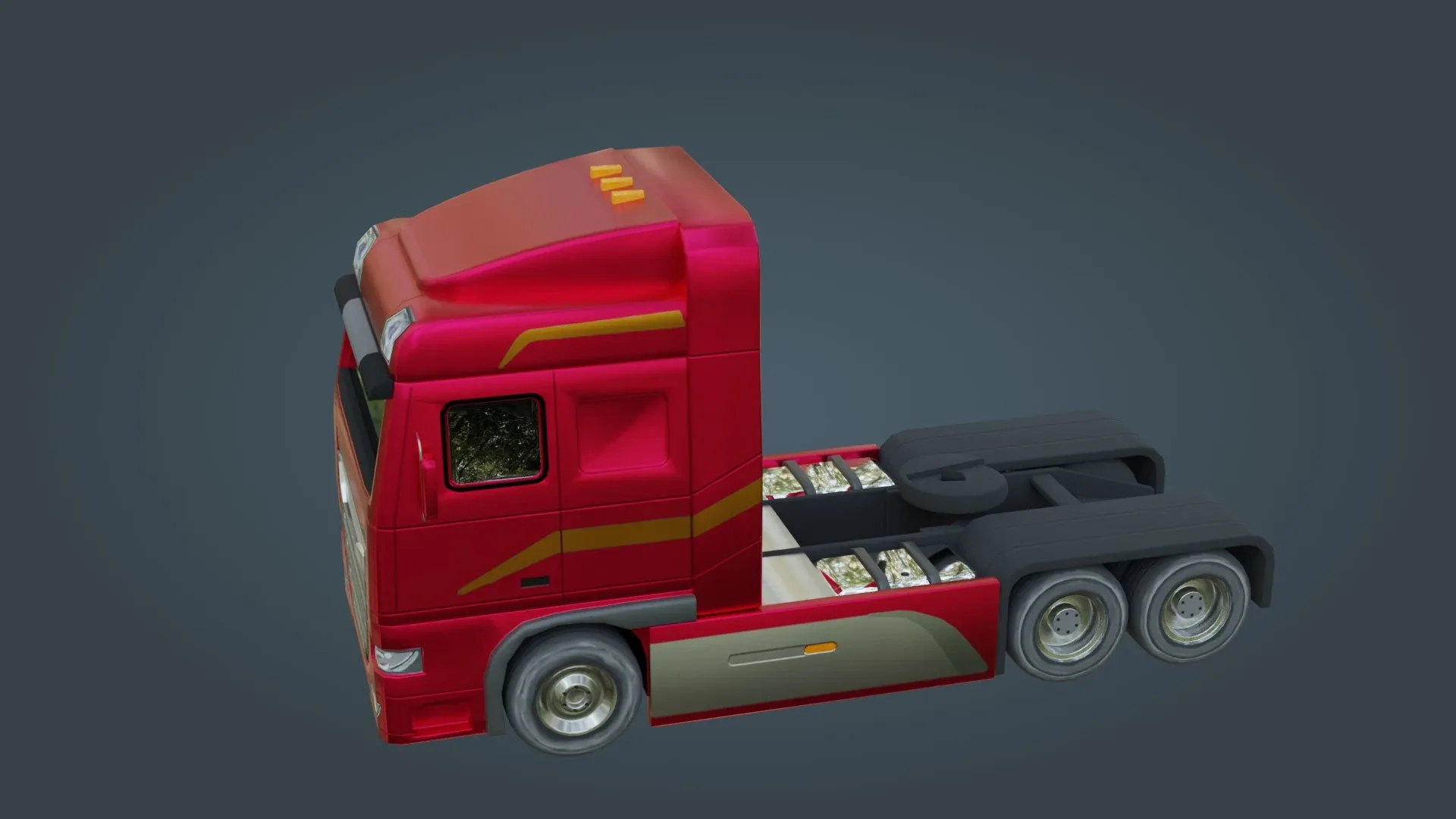 Truck - Low Poly - Game Ready - PBR