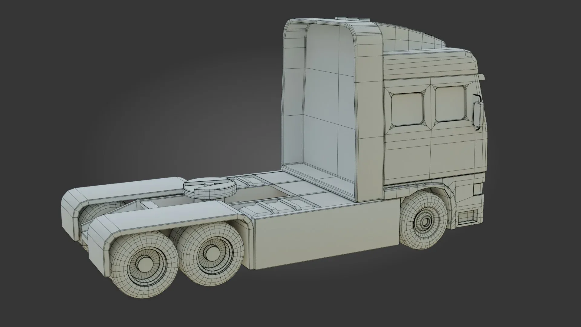 Truck - Low Poly - Game Ready - PBR