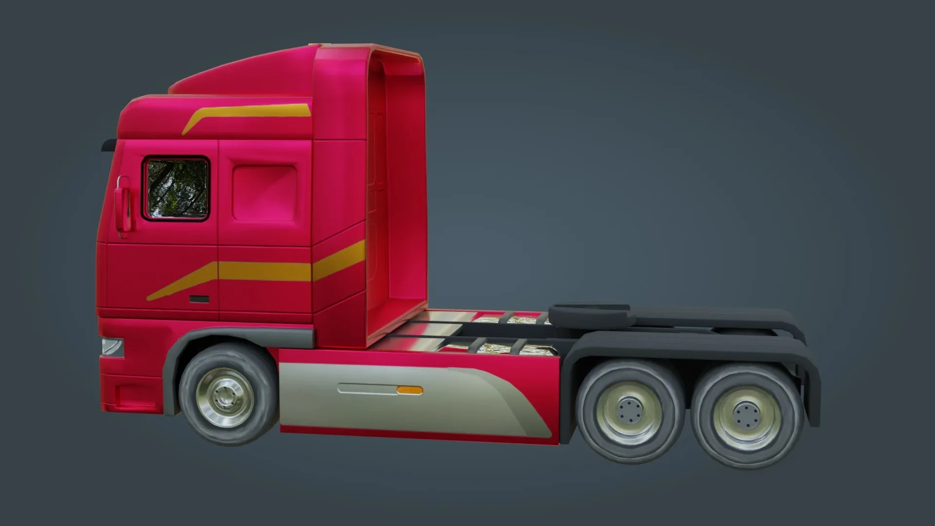 Truck - Low Poly - Game Ready - PBR