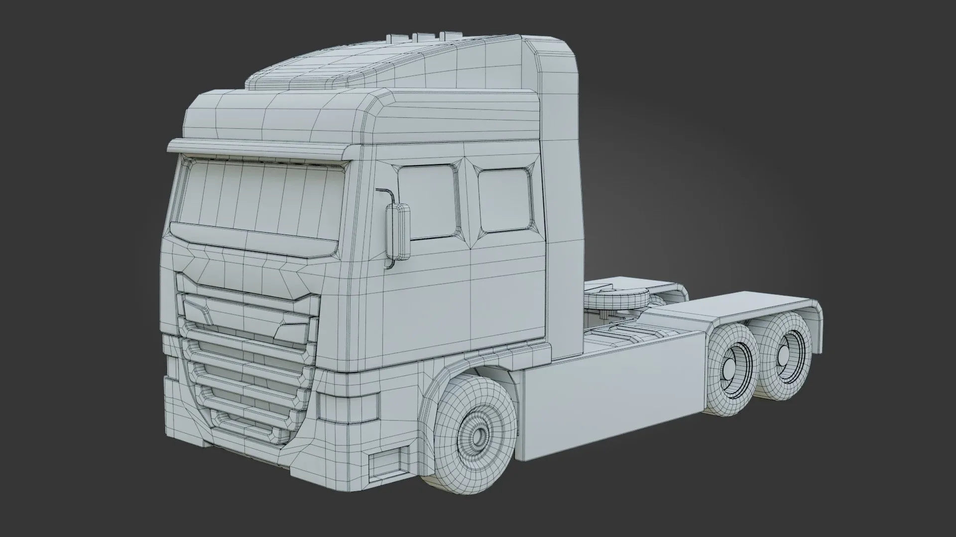 Truck - Low Poly - Game Ready - PBR