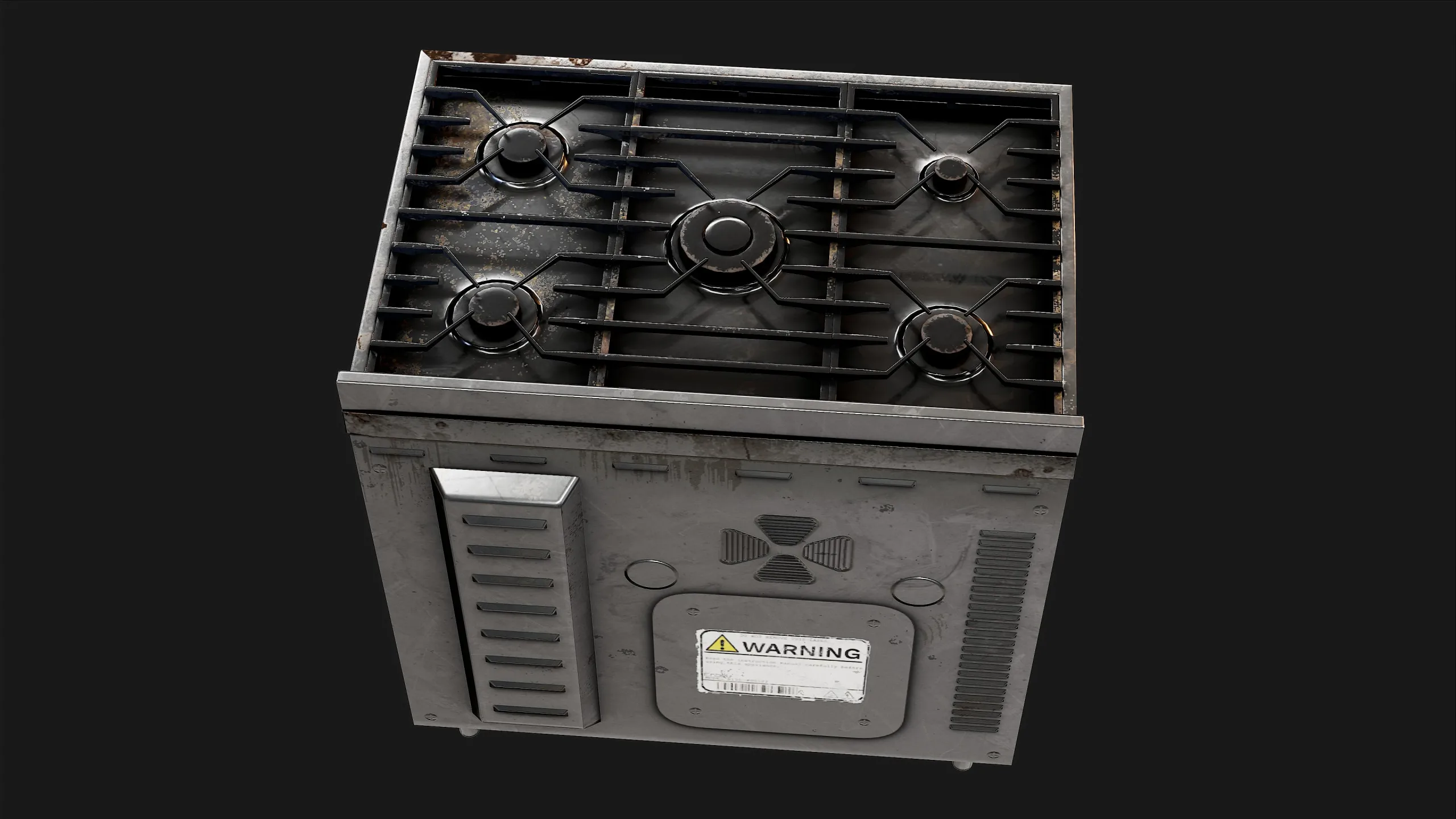 Gas Stove - Game ready props