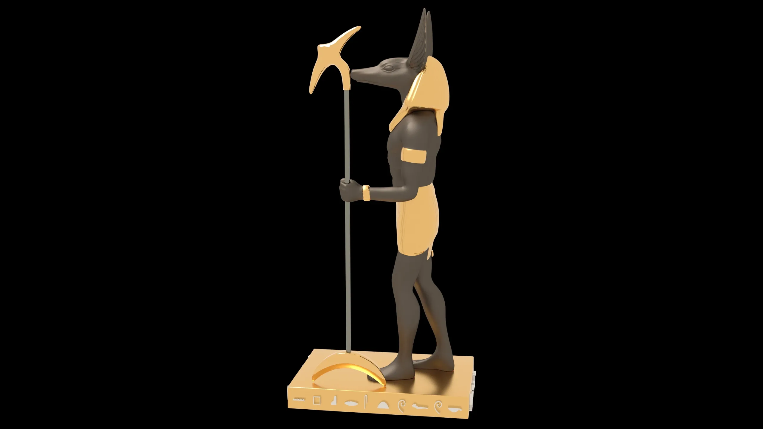 Ancient Egyptian God Anubis 4K