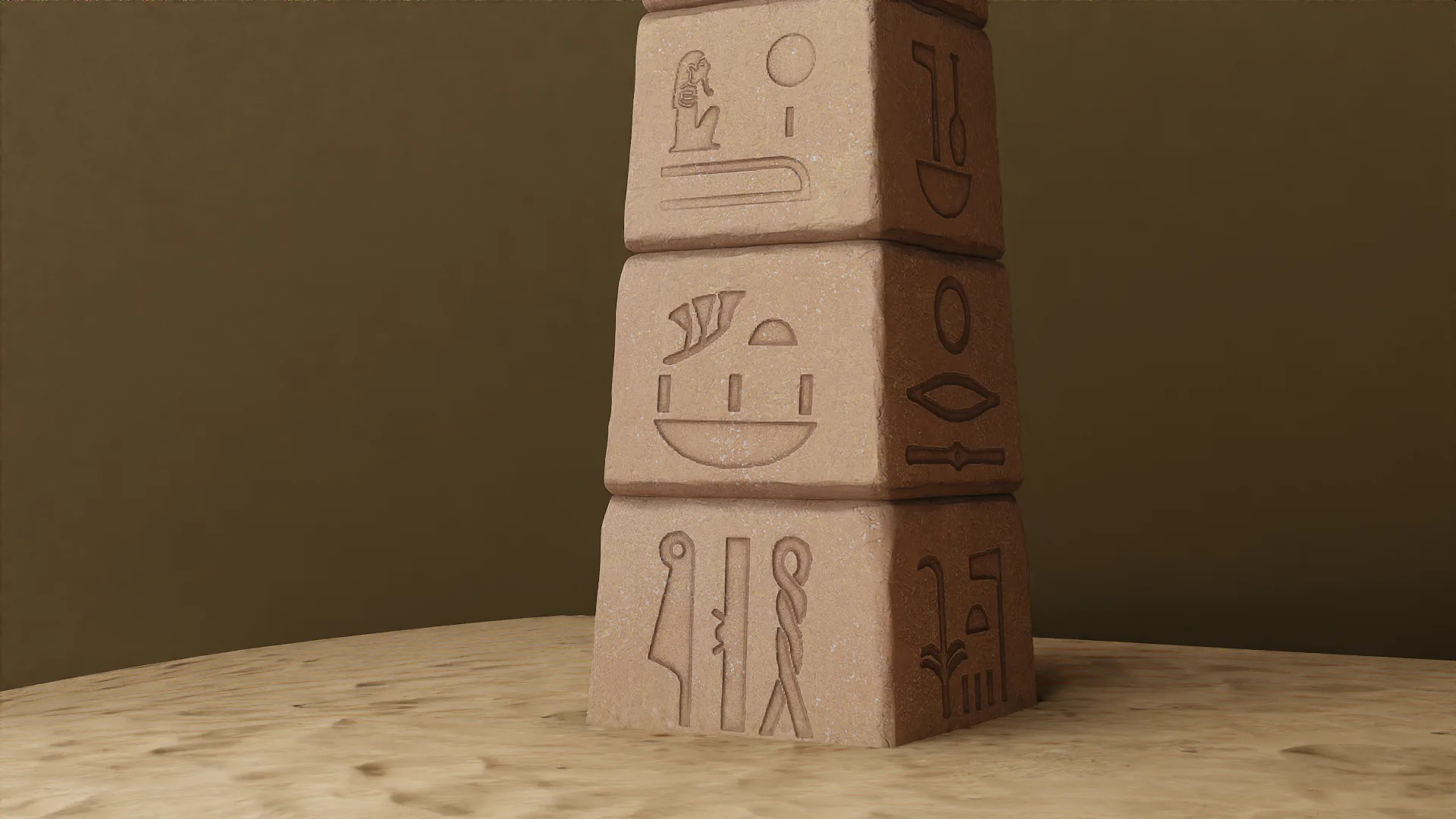 Egyptian hieroglyph massive 100 alpha and brush pack