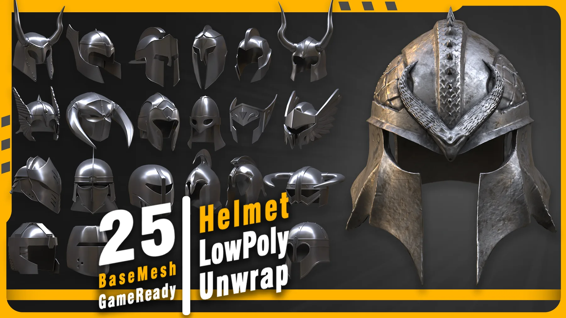 Helmet Base mesh