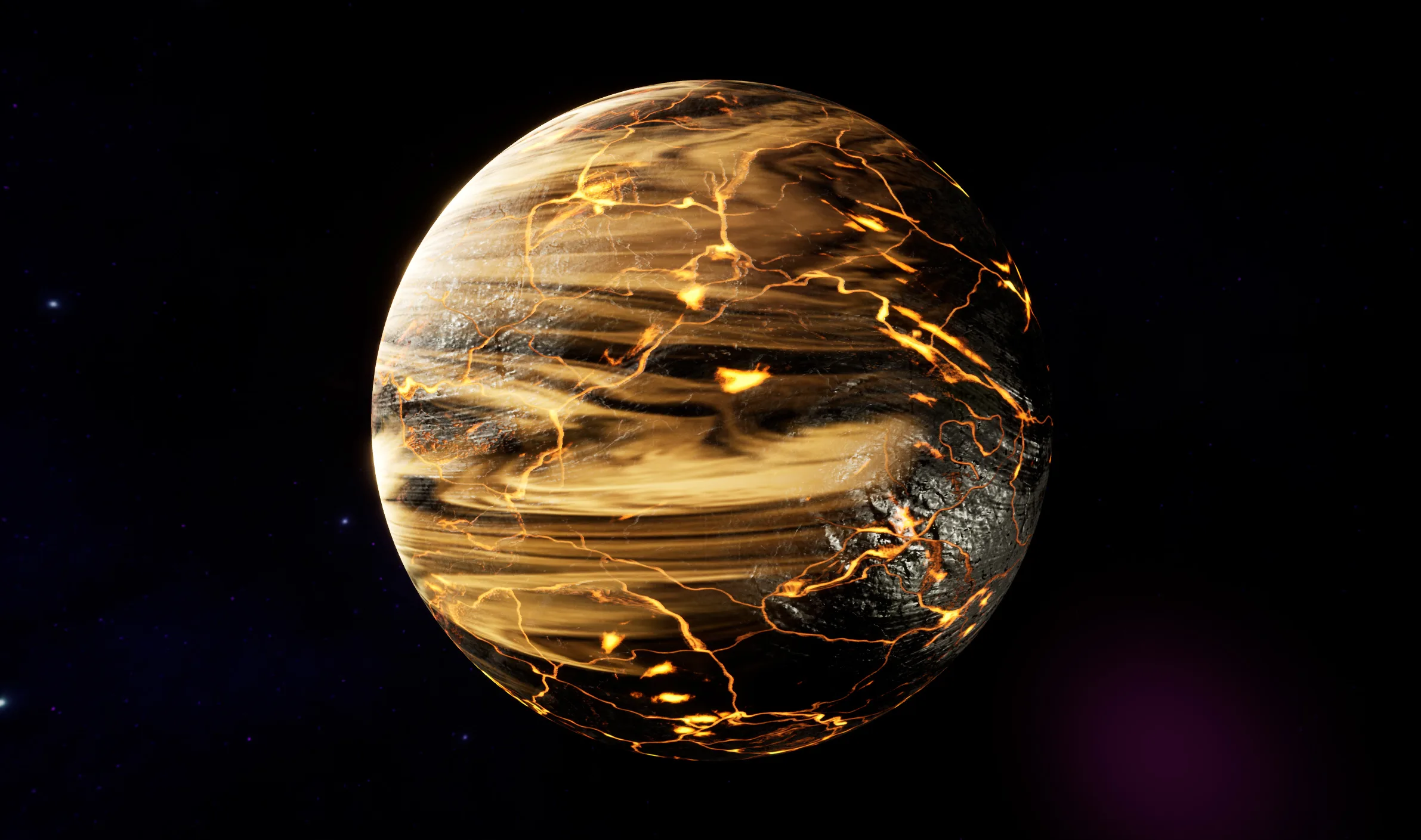 3D Sci-Fi Planets Pack vol 2