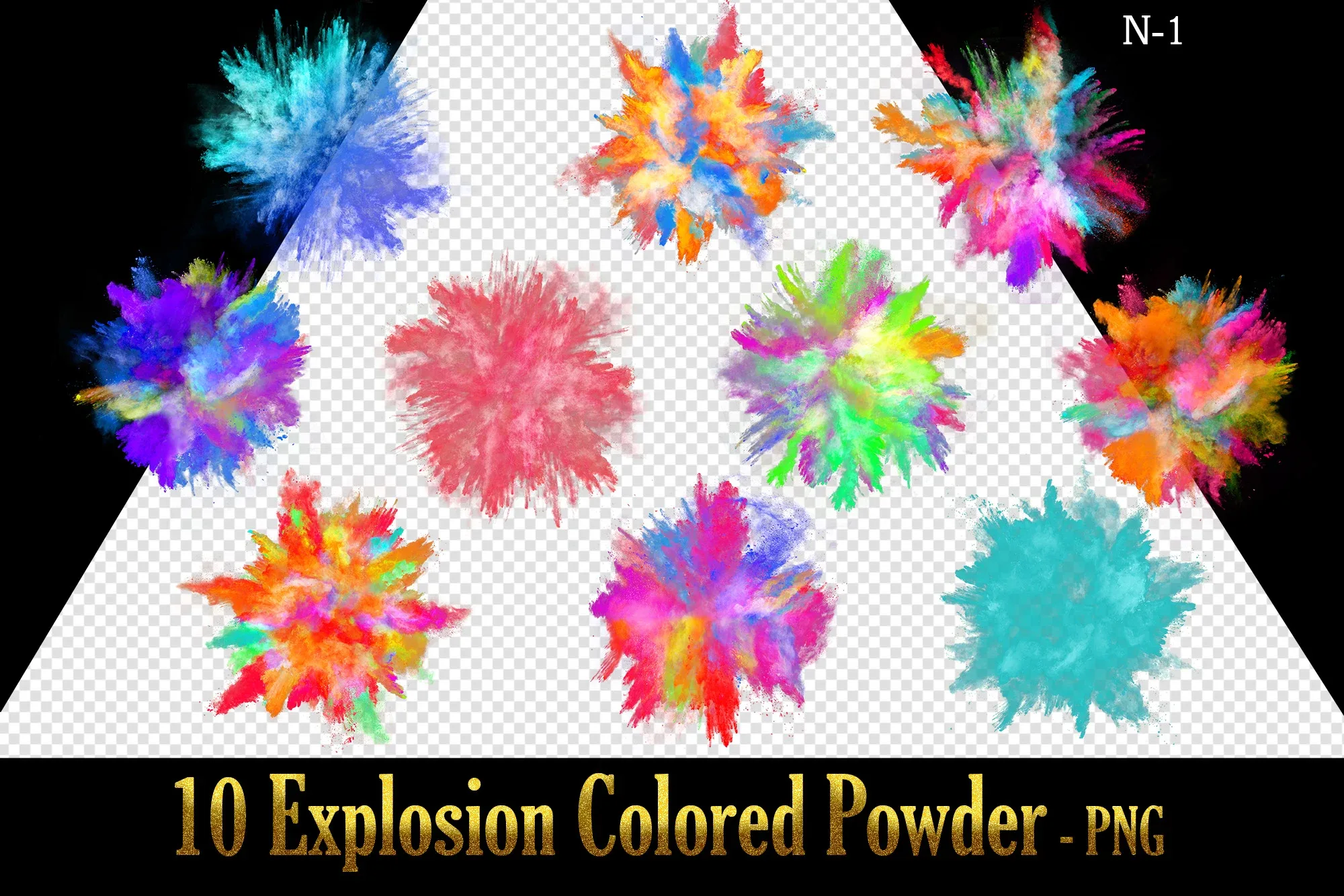 10 Explosion Colored Powder PNG, Holy Powder, Rainbow Texture, Colored explosion, Abstract Art texture, Paper Backgrounds, Blowing powder