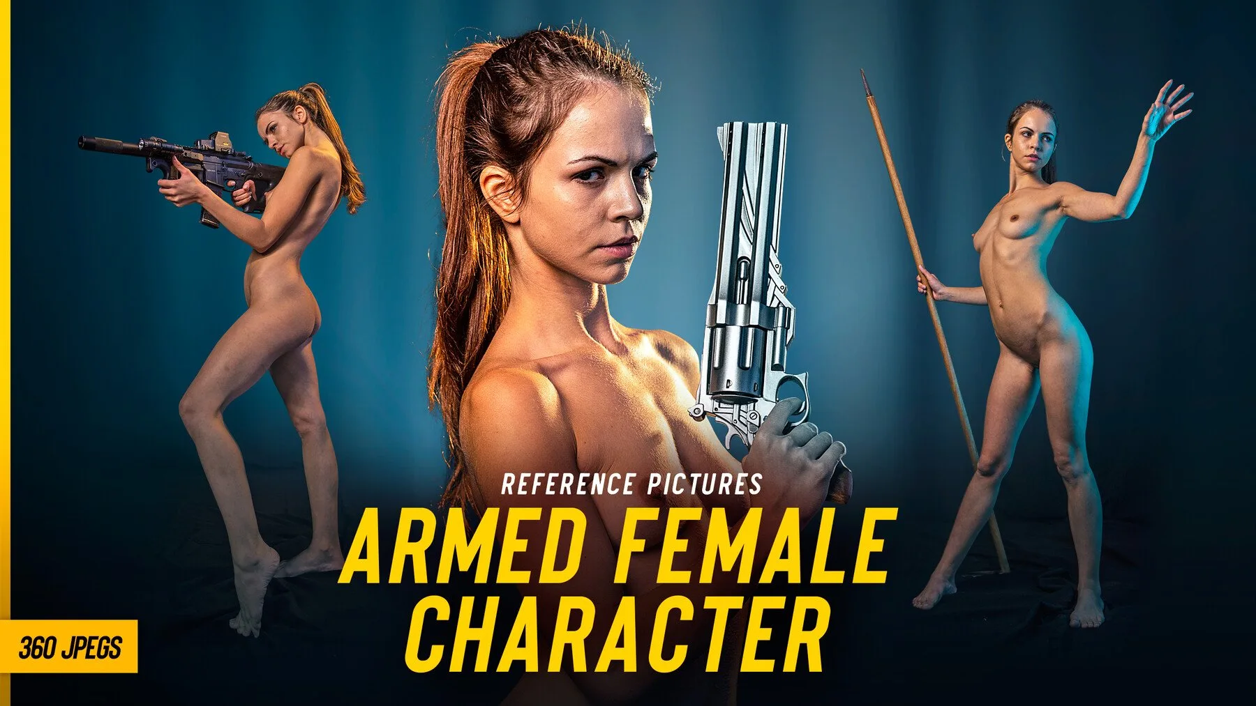 Armed Female Character Reference Pictures