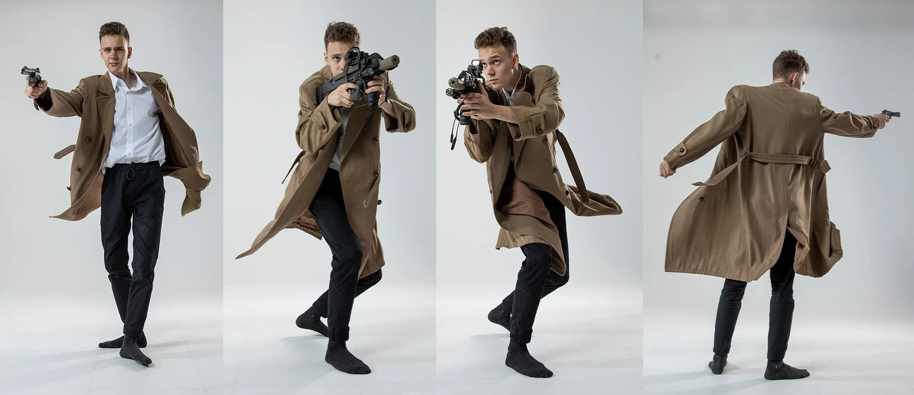 Armed Male Character Reference Pictures