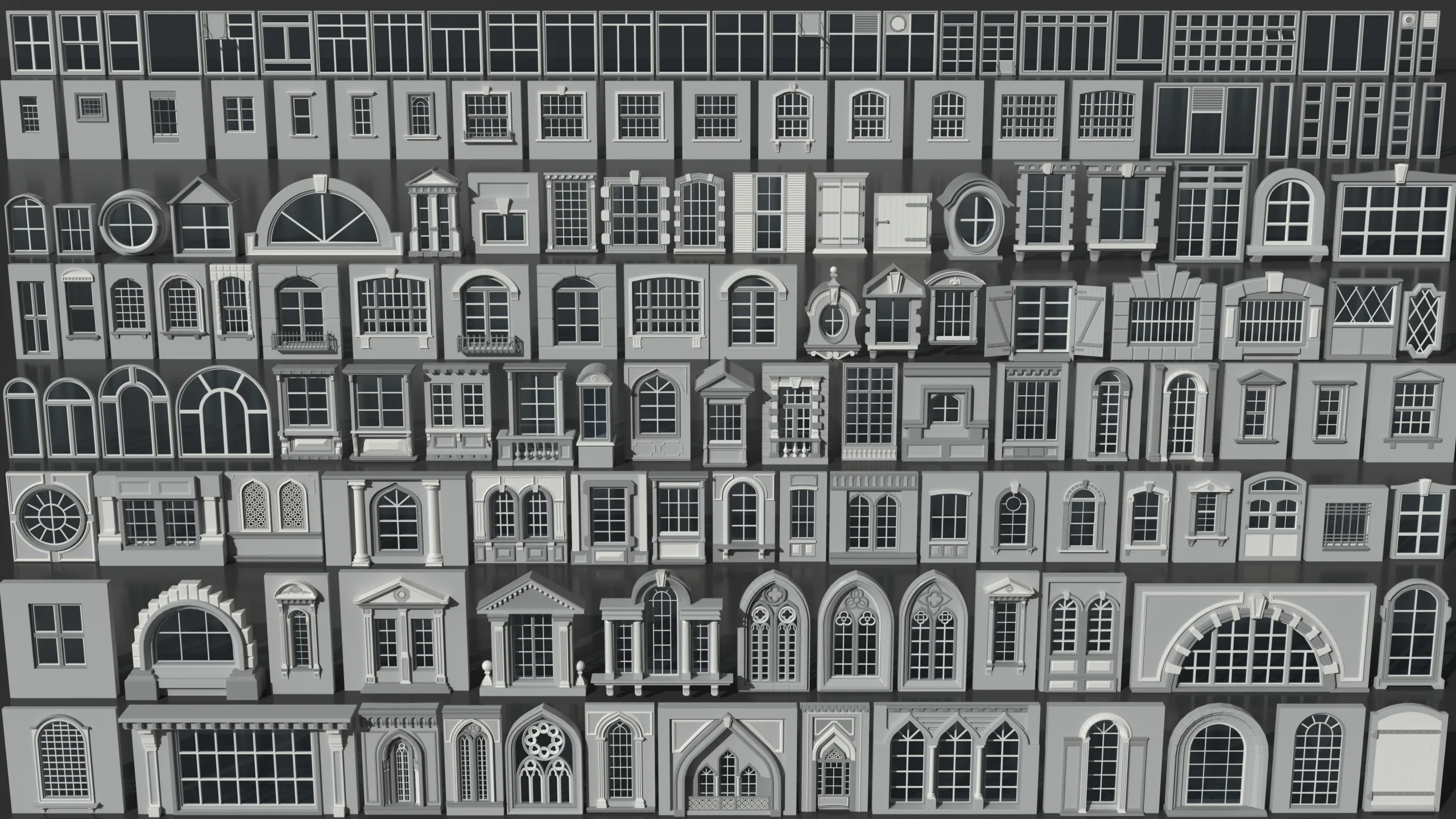 Windows Collection - 150 pieces