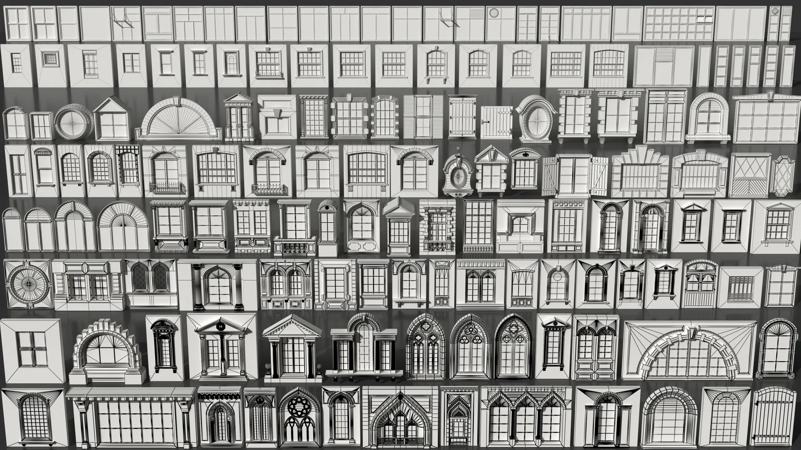 Windows Collection - 150 pieces