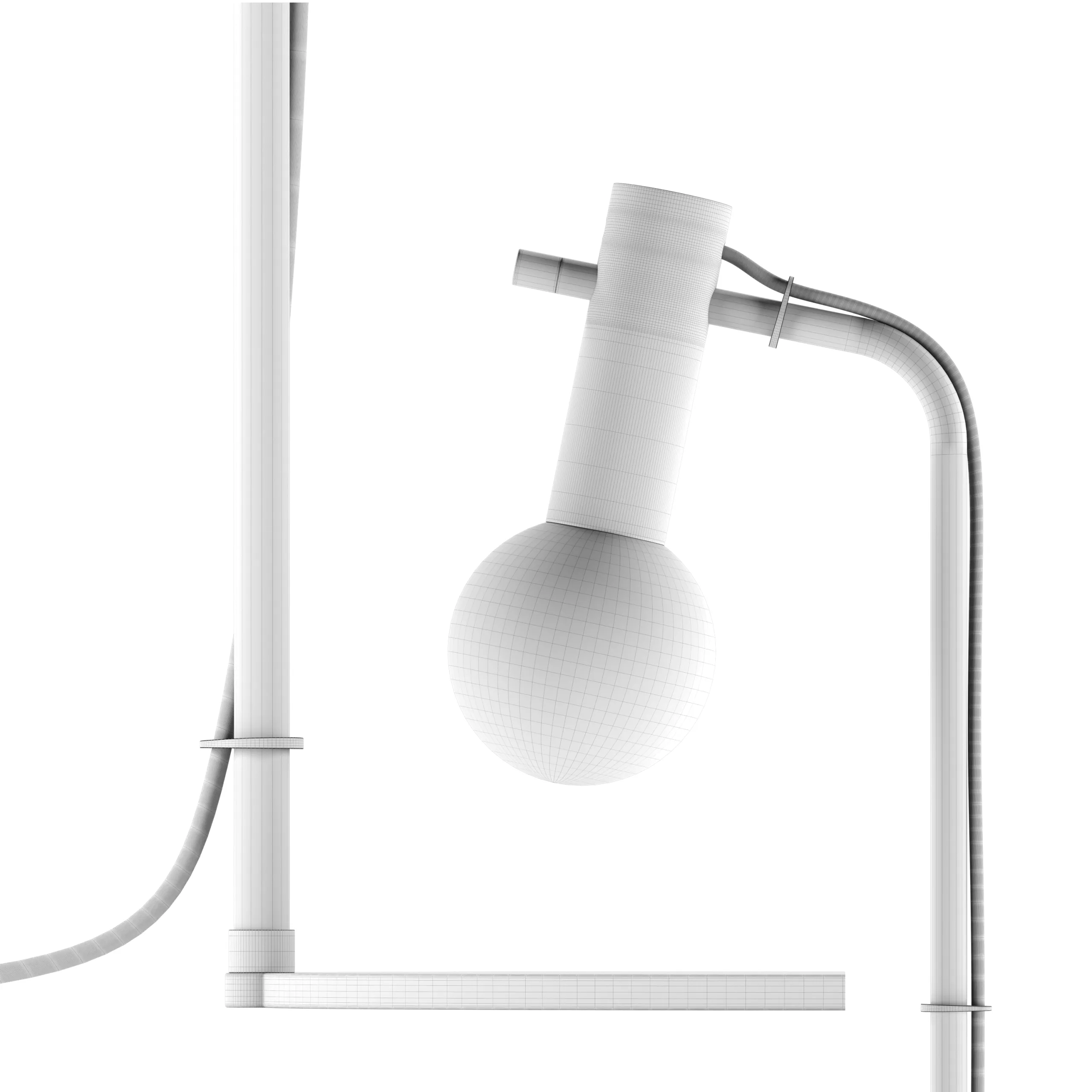 Nude Curved Floor Lamp by Leds C4