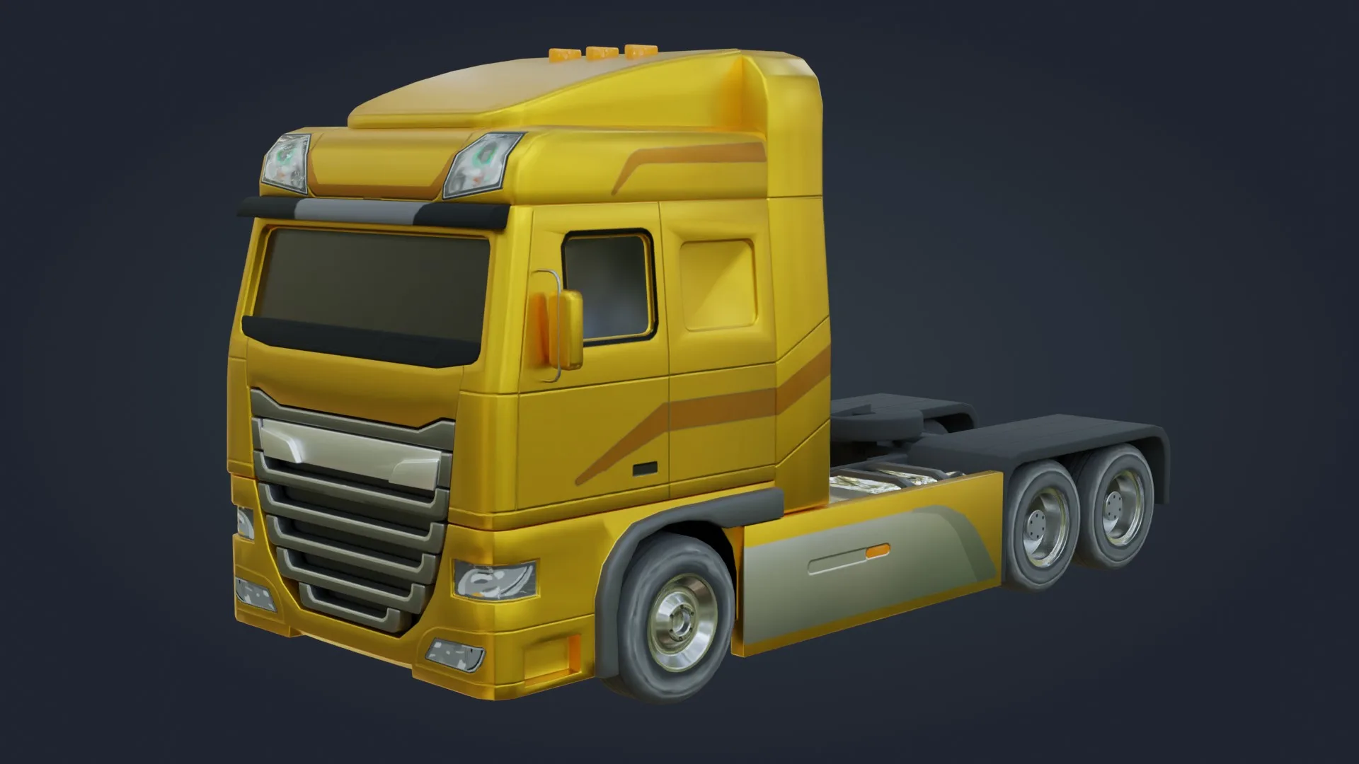 Truck - Low Poly - Game Ready - PBR