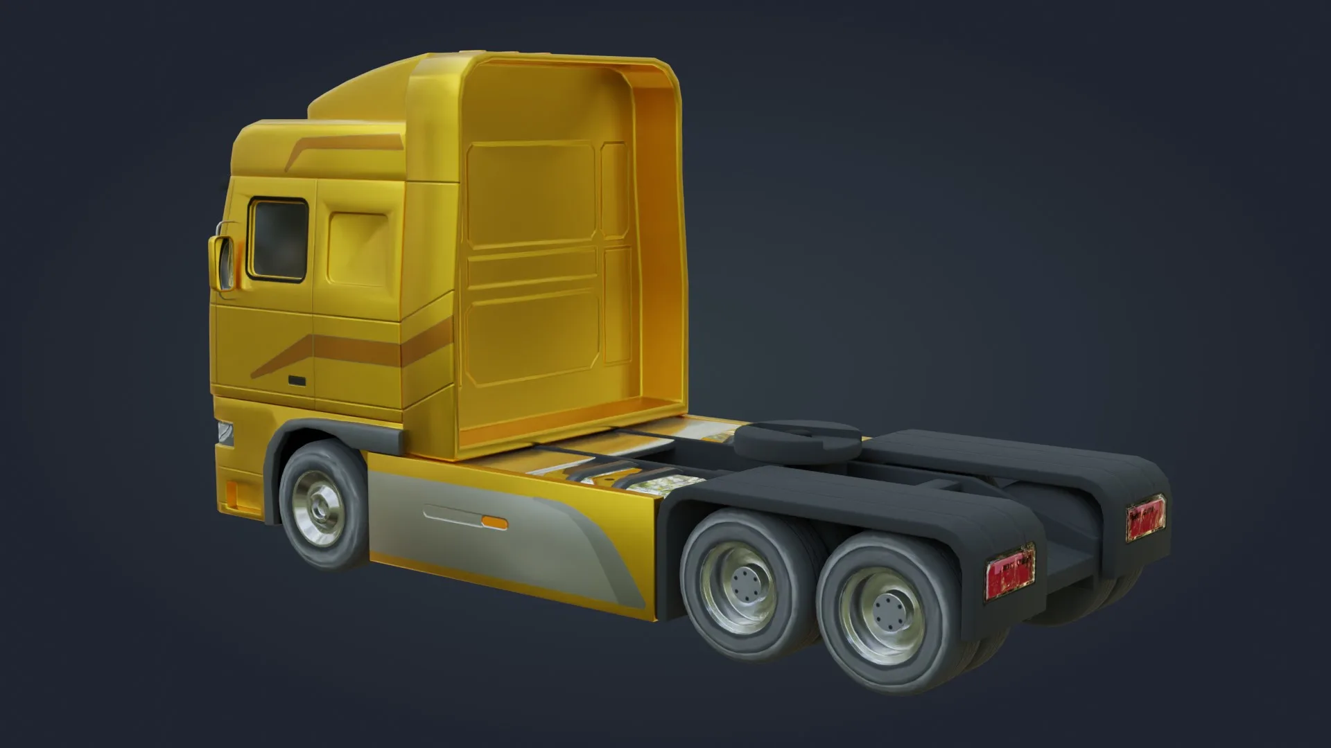 Truck - Low Poly - Game Ready - PBR